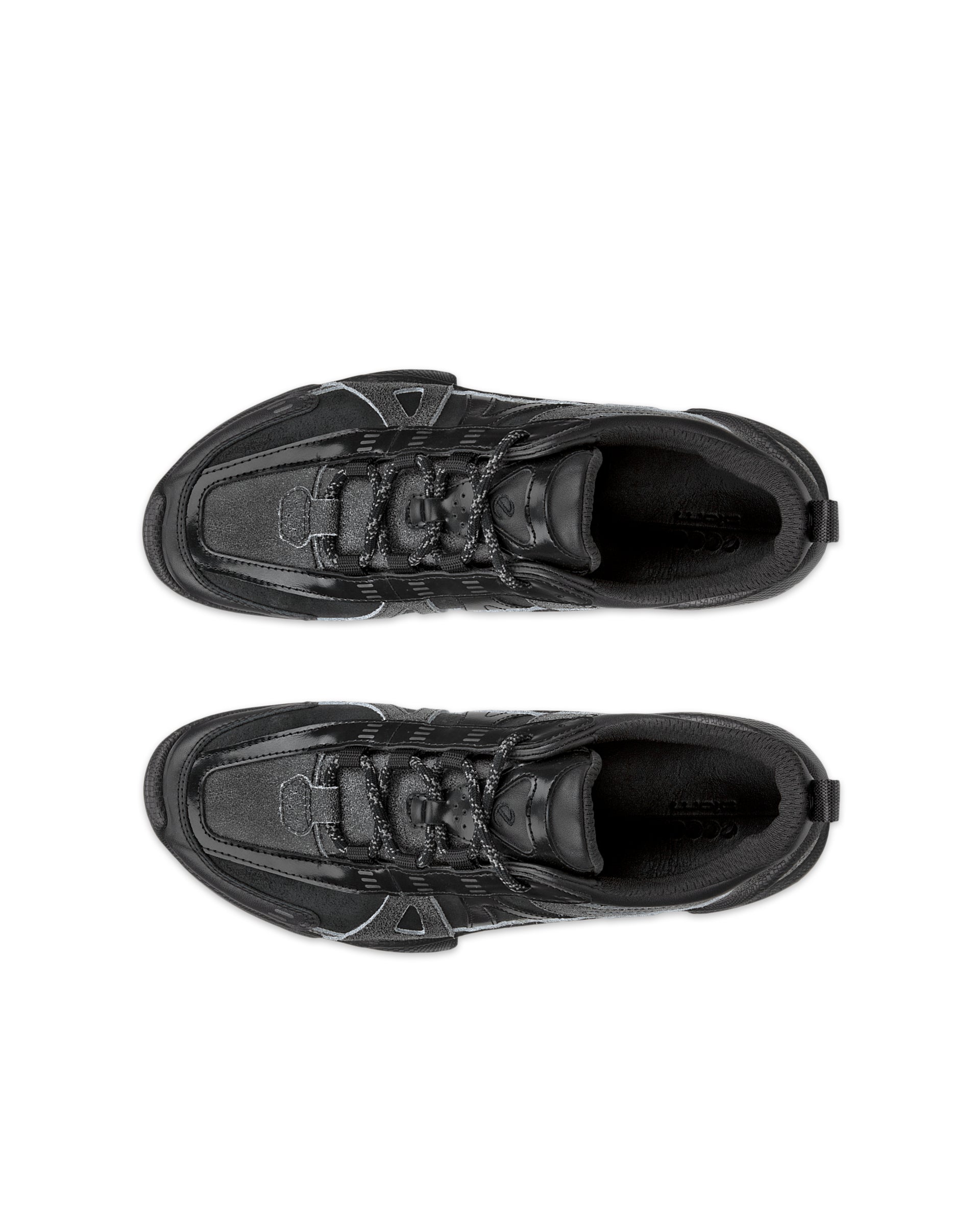 ECCO® BIOM C-Trail női velúr outdoor sneaker - Fekete - Top left pair