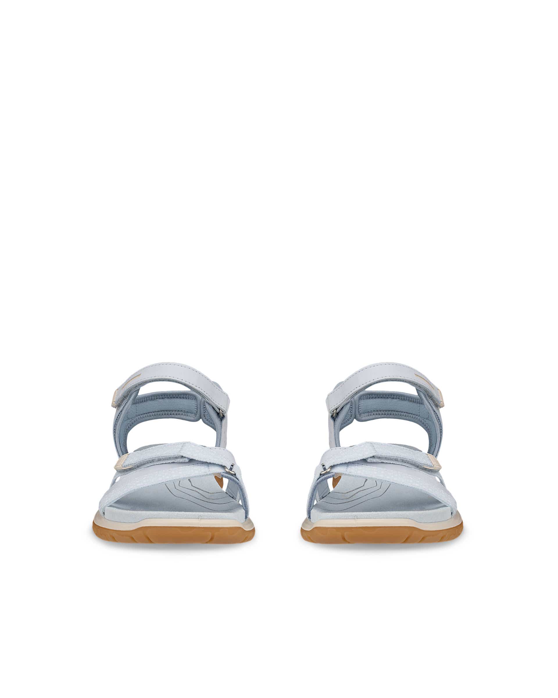 Sandálias duas tiras nobuck mulher ECCO® Offroad Roam - Azul - Front pair