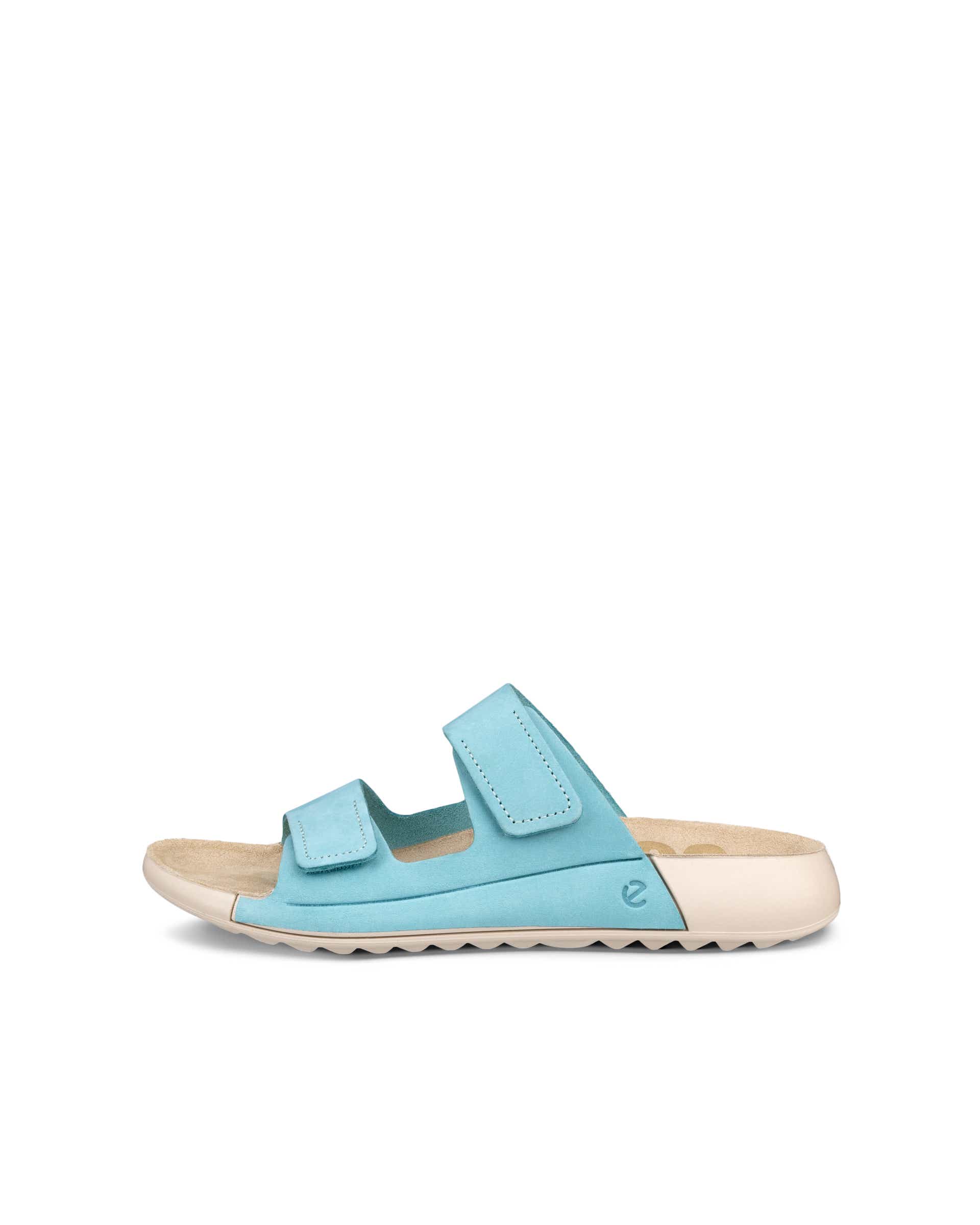 ECCO® Cozmo ženske sandale od nabuka s dvjema trakama - Plava - Outside