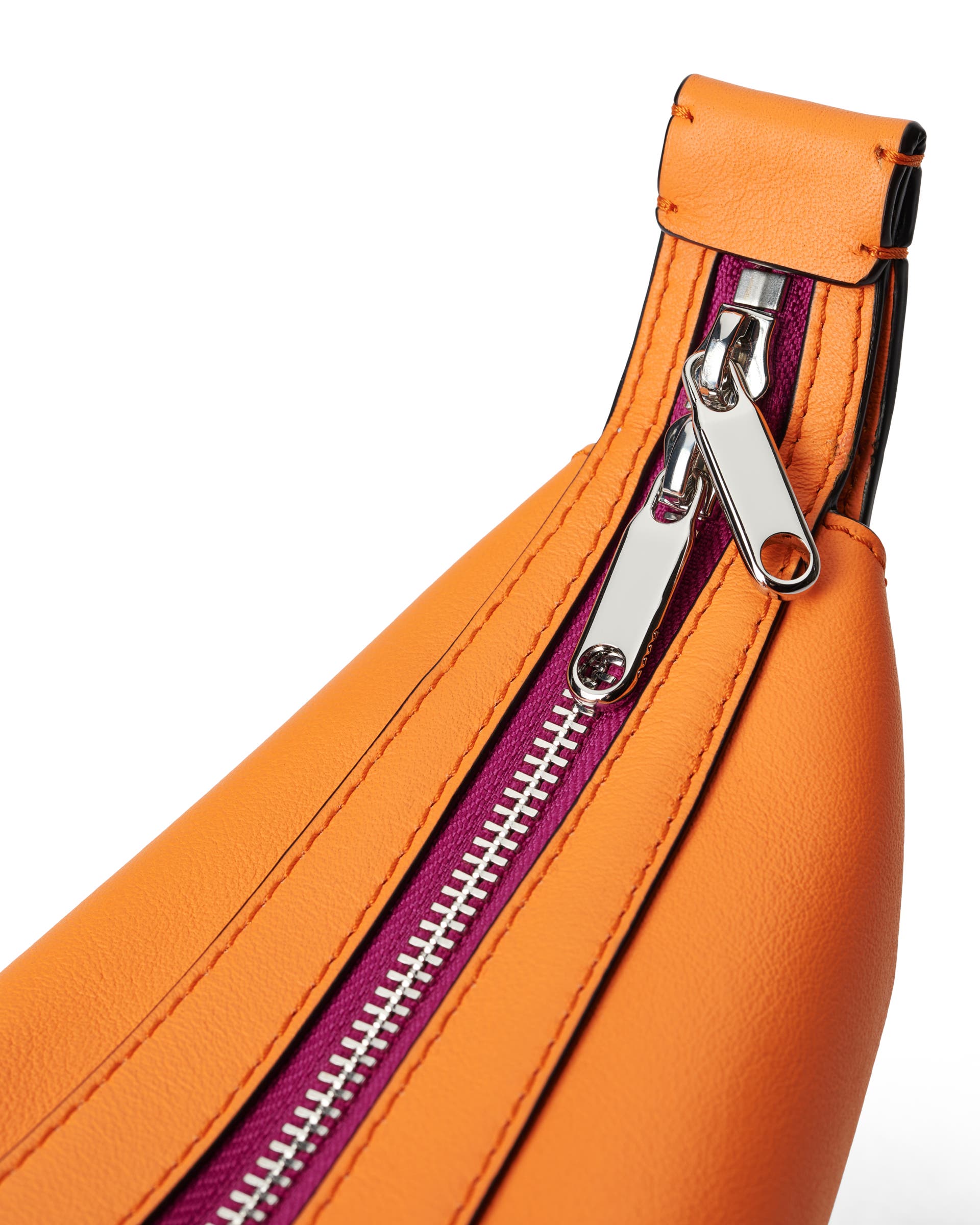 ECCO Fortune Small Soft Smooth レザークロスボディバッグ - オレンジ - Detail-1