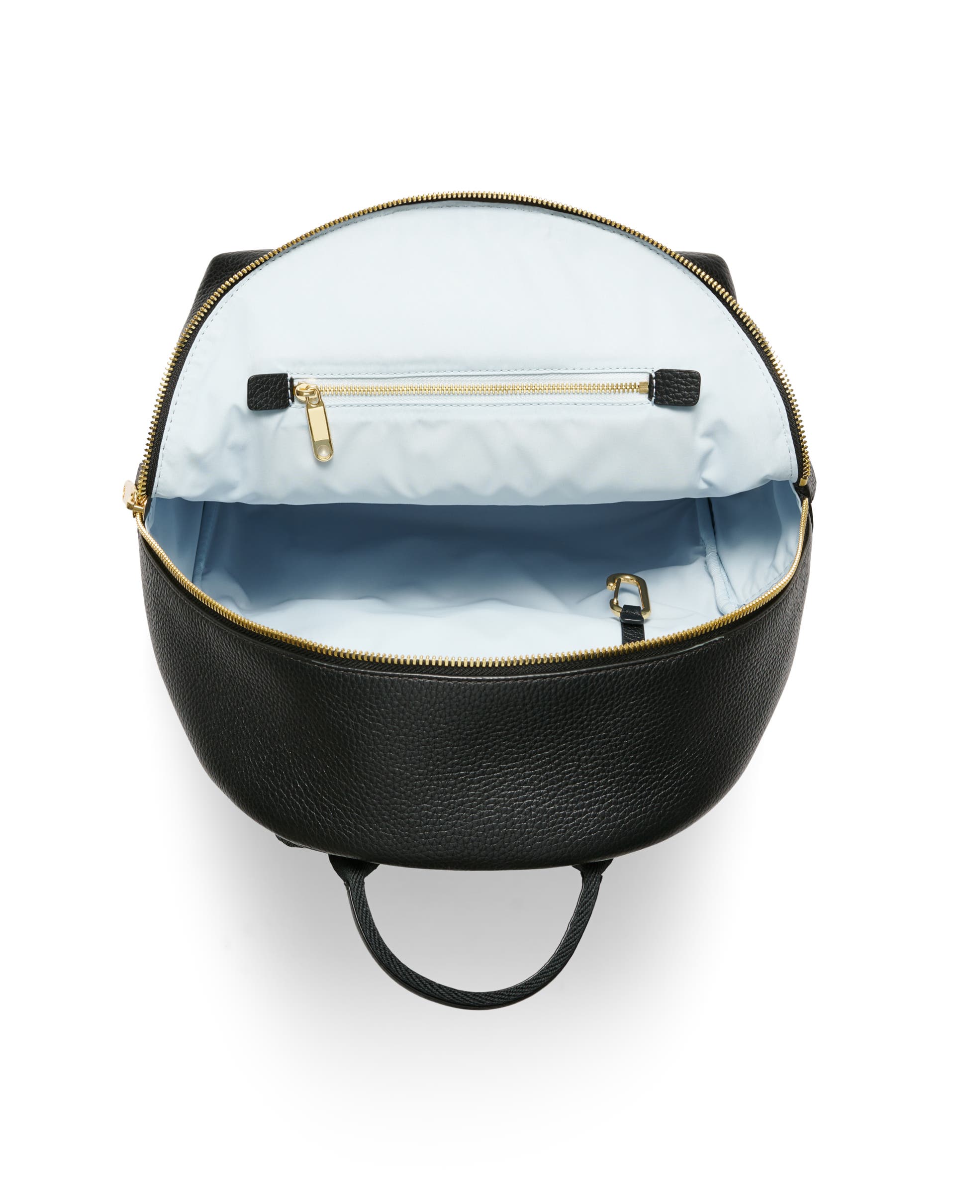 ECCO® Round Pack 가죽 백팩 - 블랙 - Birdeye