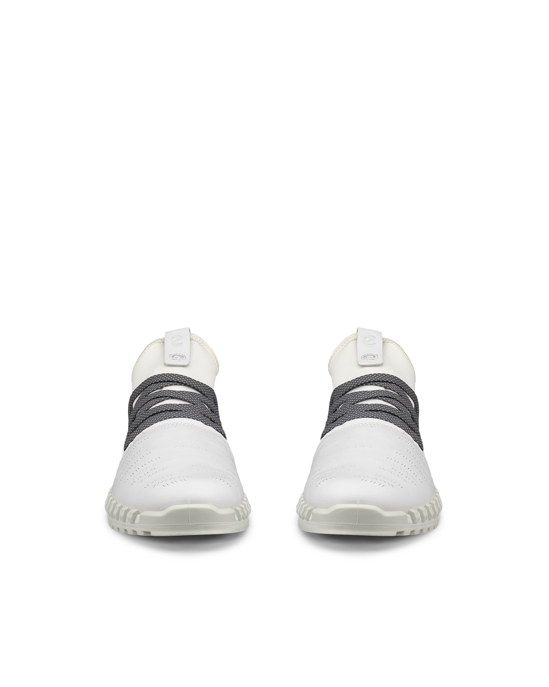 ECCO Zipflex Women's Low Lea/tex - White - Front pair