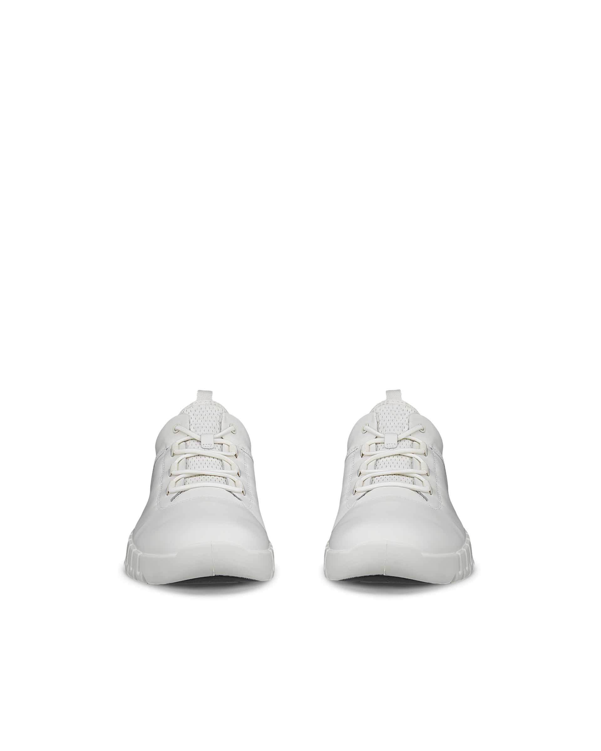 ECCO® Gruuv baskets en cuir pour homme - Blanc - Front pair