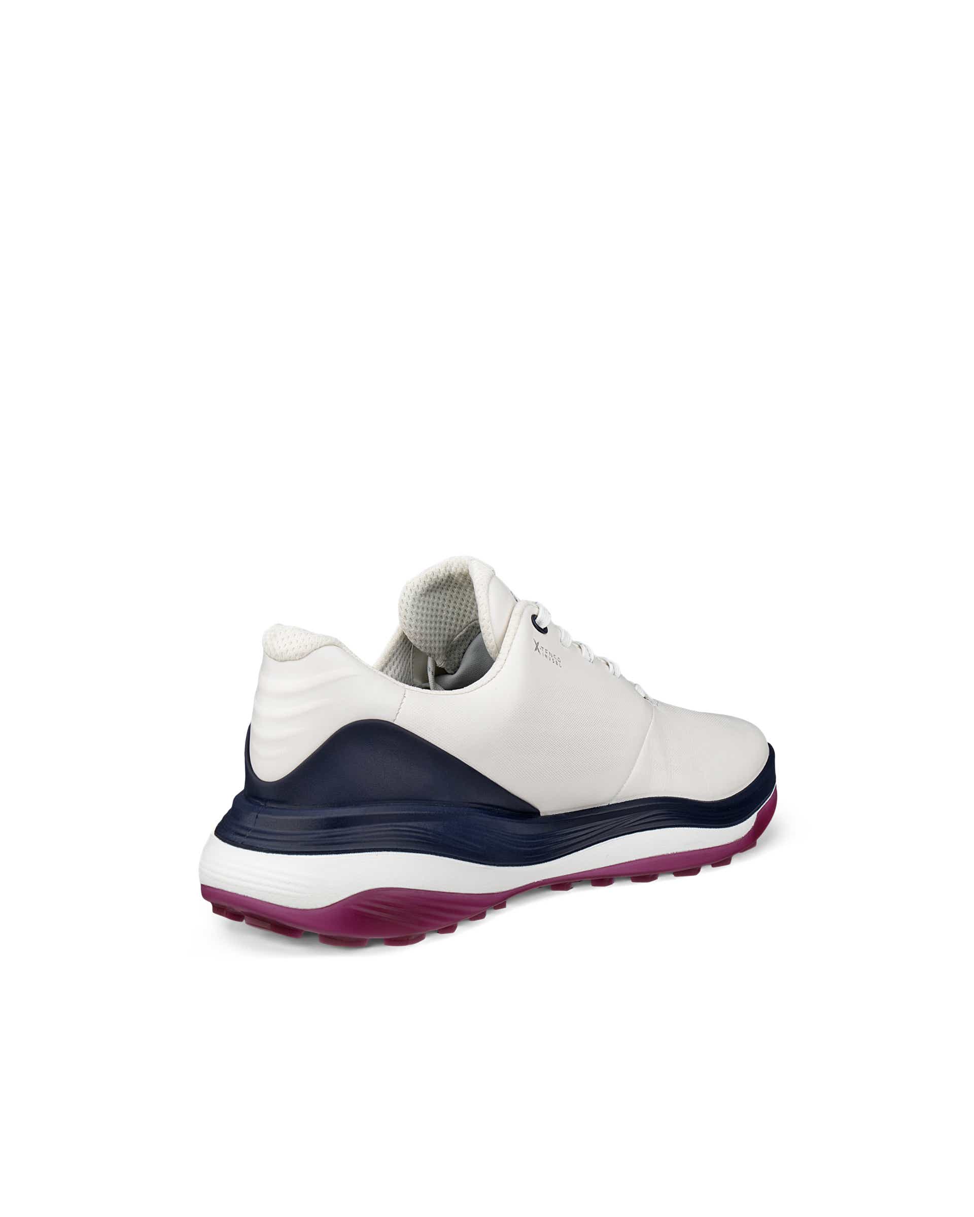 ECCO Golf LT1 メンズ レザーウォータープルーフゴルフシューズ - ホワイト - Back