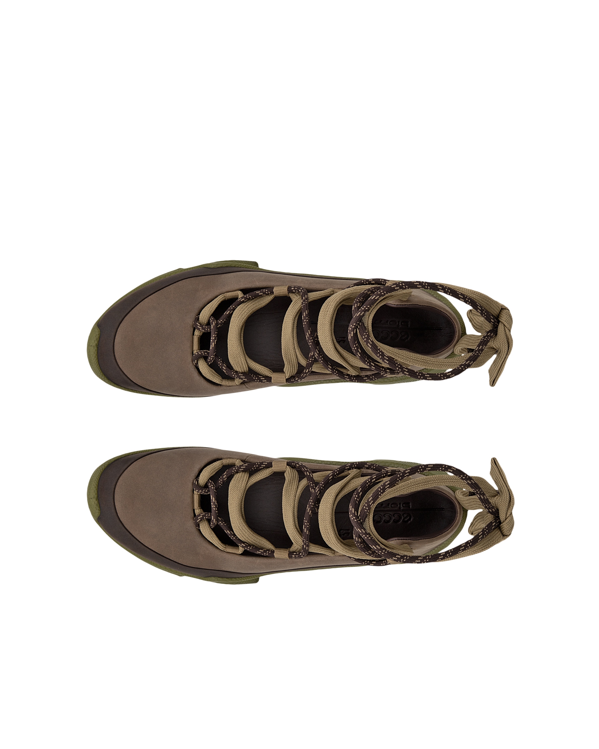 ECCO® BIOM C-Trail baskets de plein air en nubuck pour femme - Brun - Top left pair