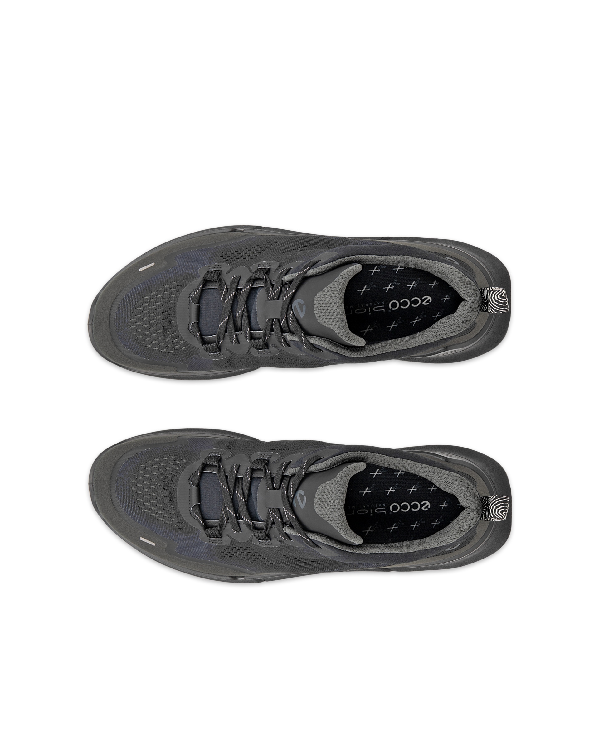 ECCO® BIOM 2.2 muške platnene tenisice - Crna - Top left pair