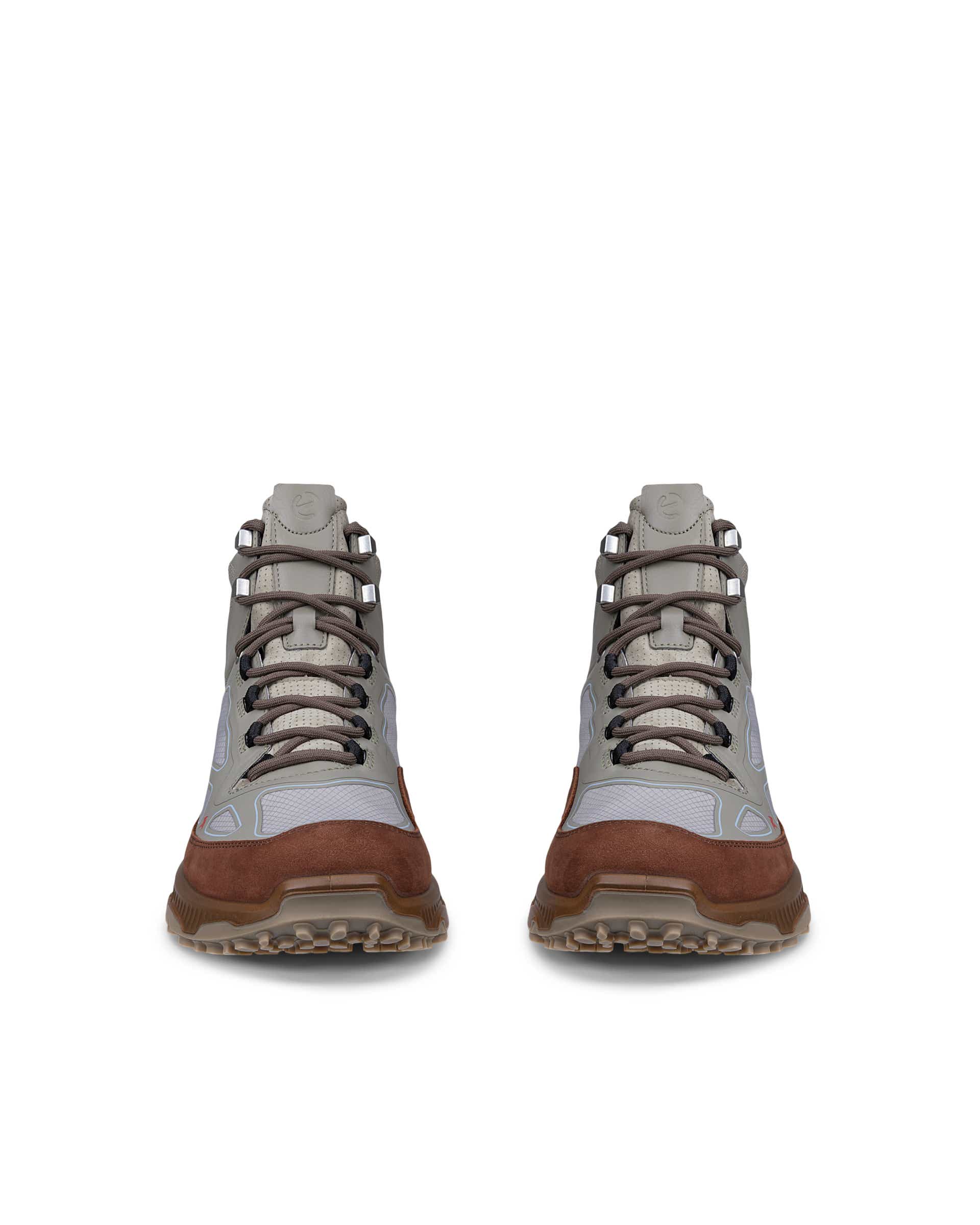 ECCO RECEPTOR XP MEN メンズ レザーブーツ - グリーン - Front pair