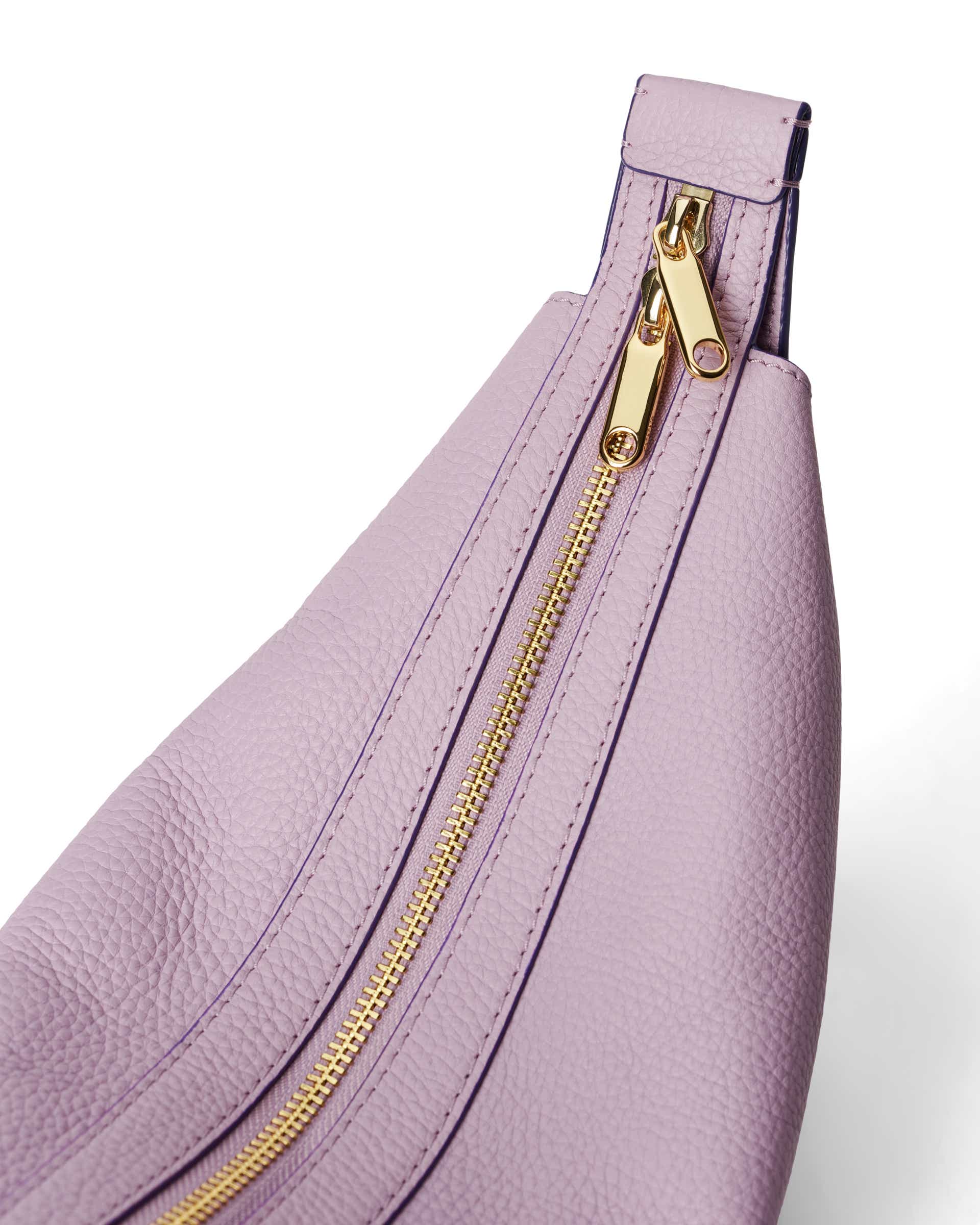 ECCO Fortune Soft Pebbled レザーショルダーバッグ - パープル - Detail-1