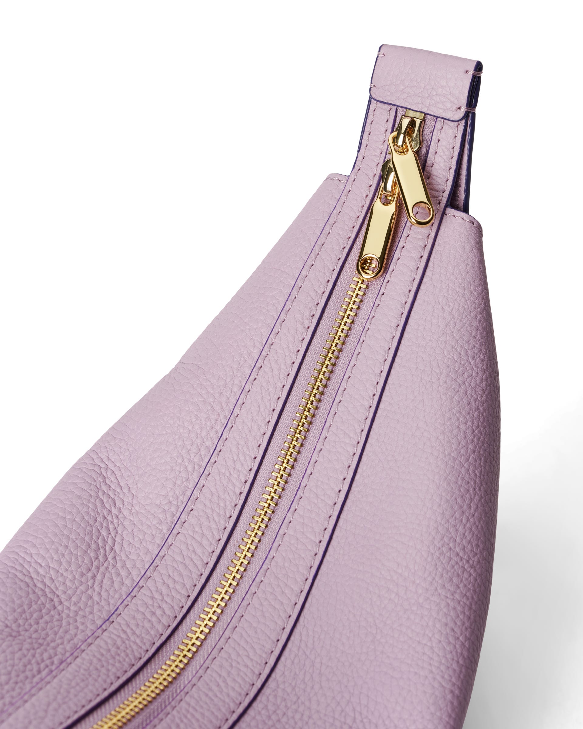ECCO Fortune Soft Pebbled レザーショルダーバッグ - パープル - Detail-1