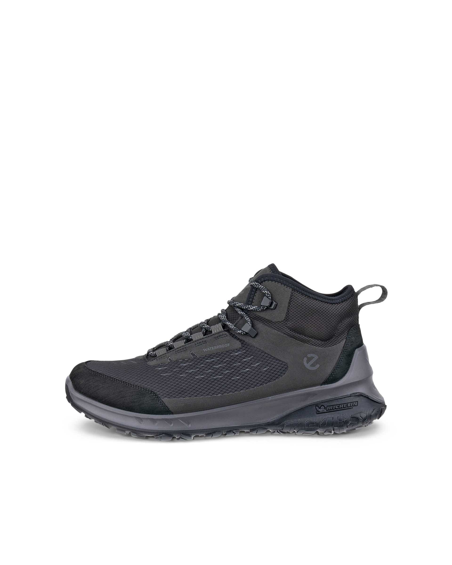 ECCO® ULT-TRN heren hoge wandelschoen - Zwart - Outside