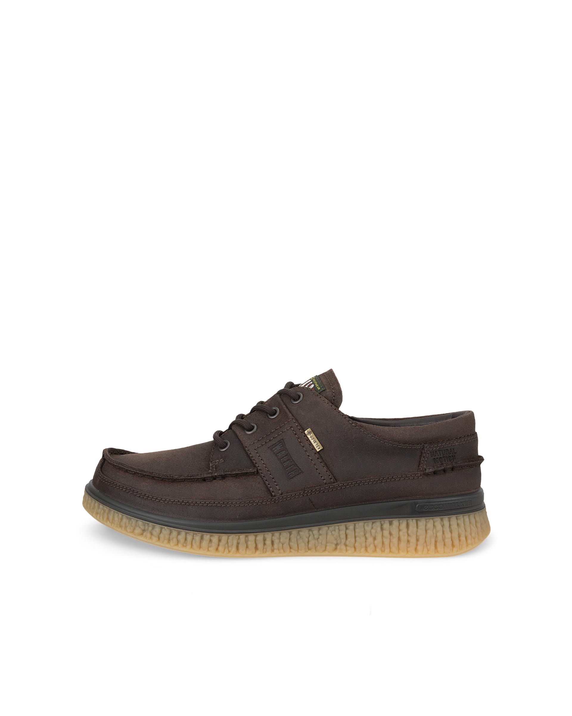 ECCO® WALKER 3.0 sko i ruskind med mokkasintå til herrer - Brun - Outside