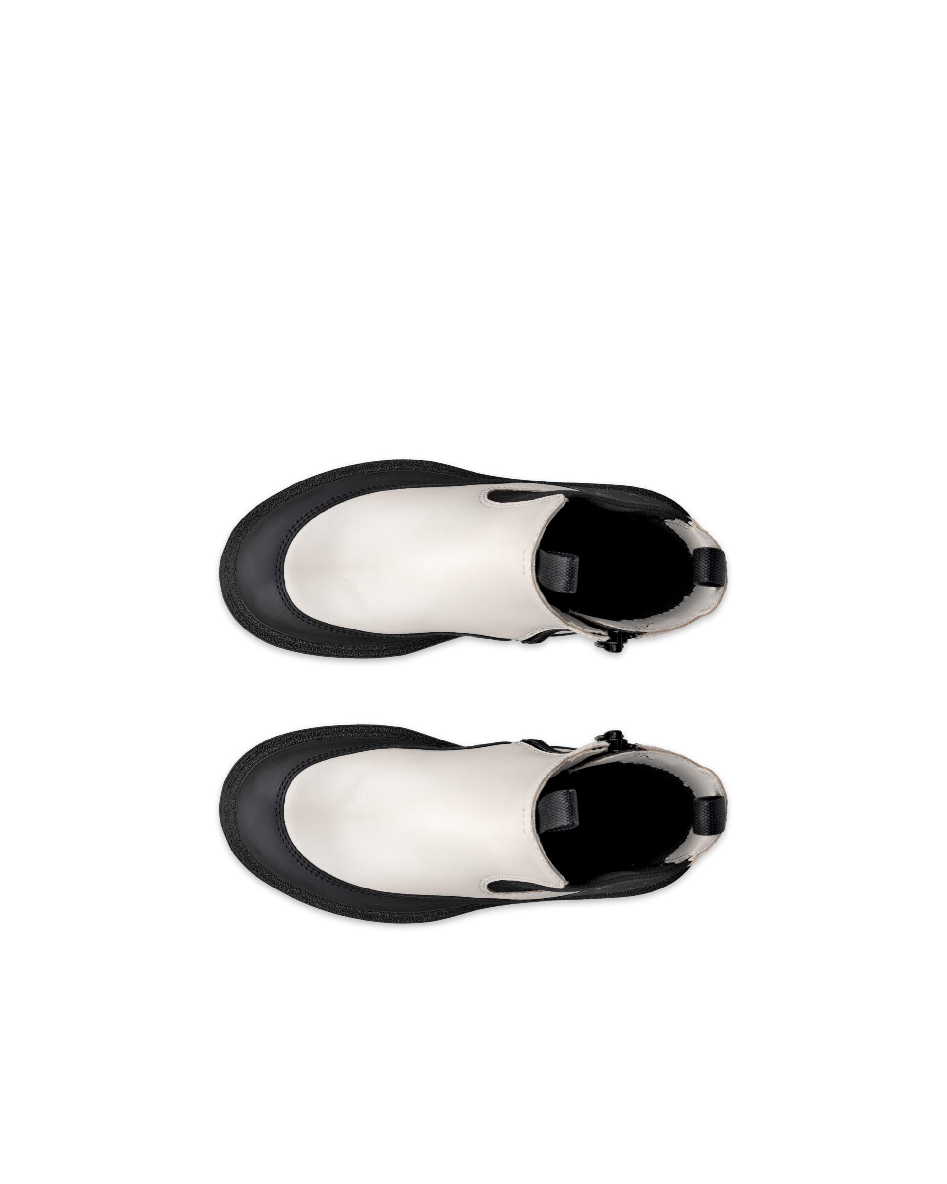 Kids' ECCO® Grainer Leather Chelsea Boot - Grey - Top left pair