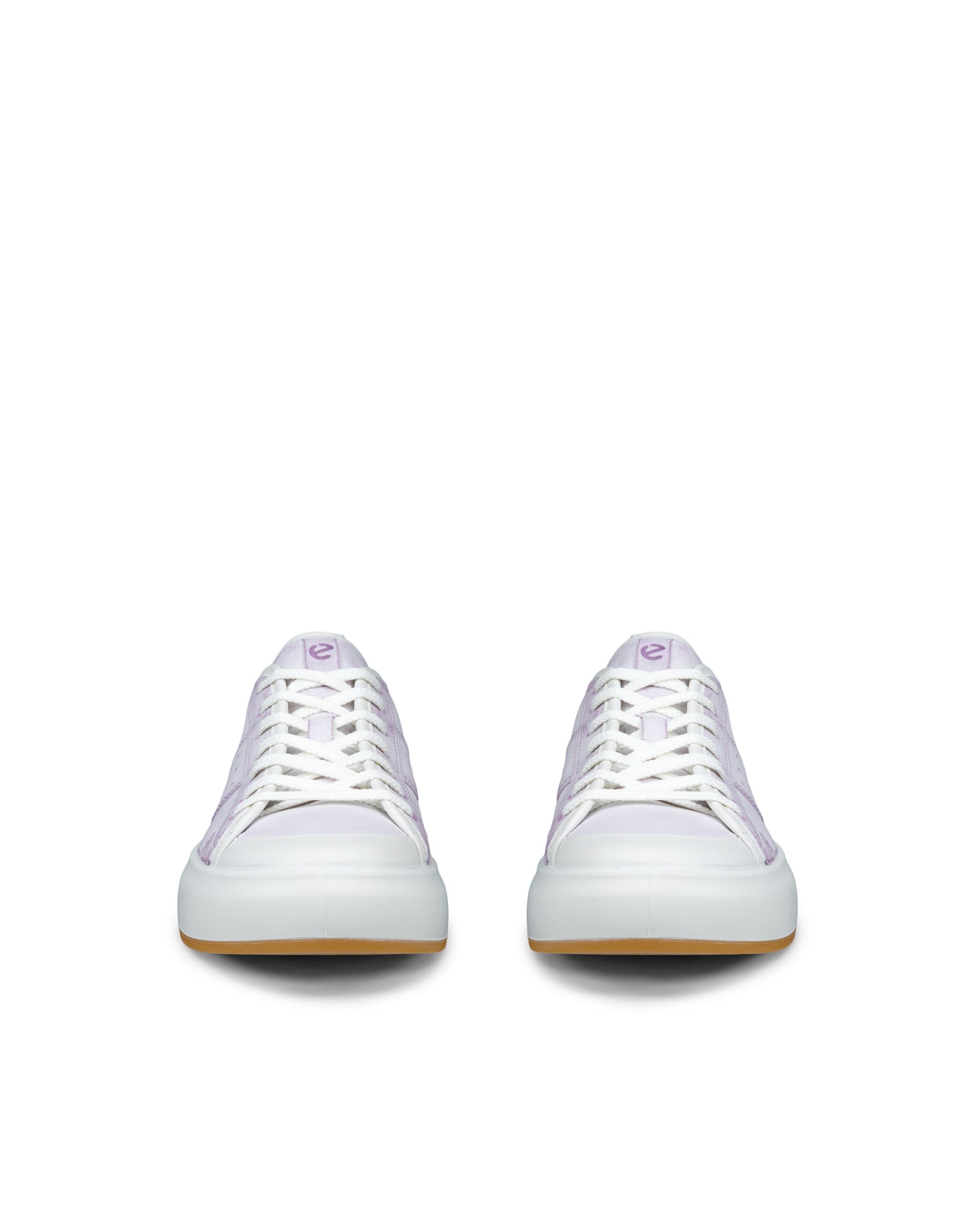 ECCO® Street Ace Damen Ledersneaker - Lila - Front pair