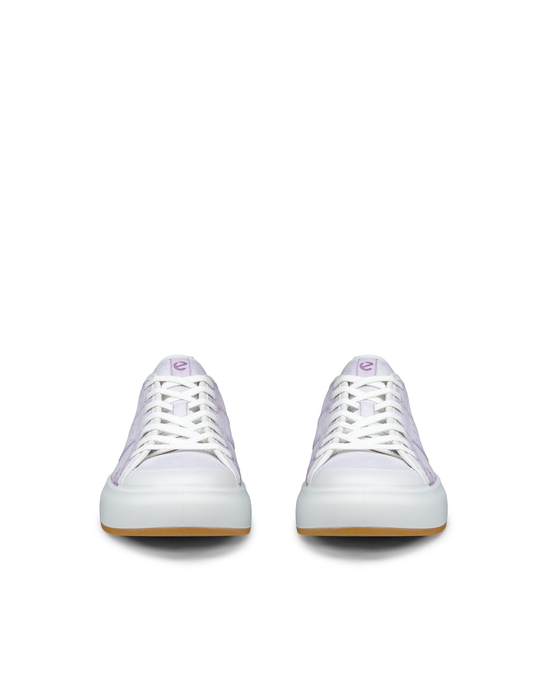 ECCO® Street Ace Damen Ledersneaker - Lila - Front pair
