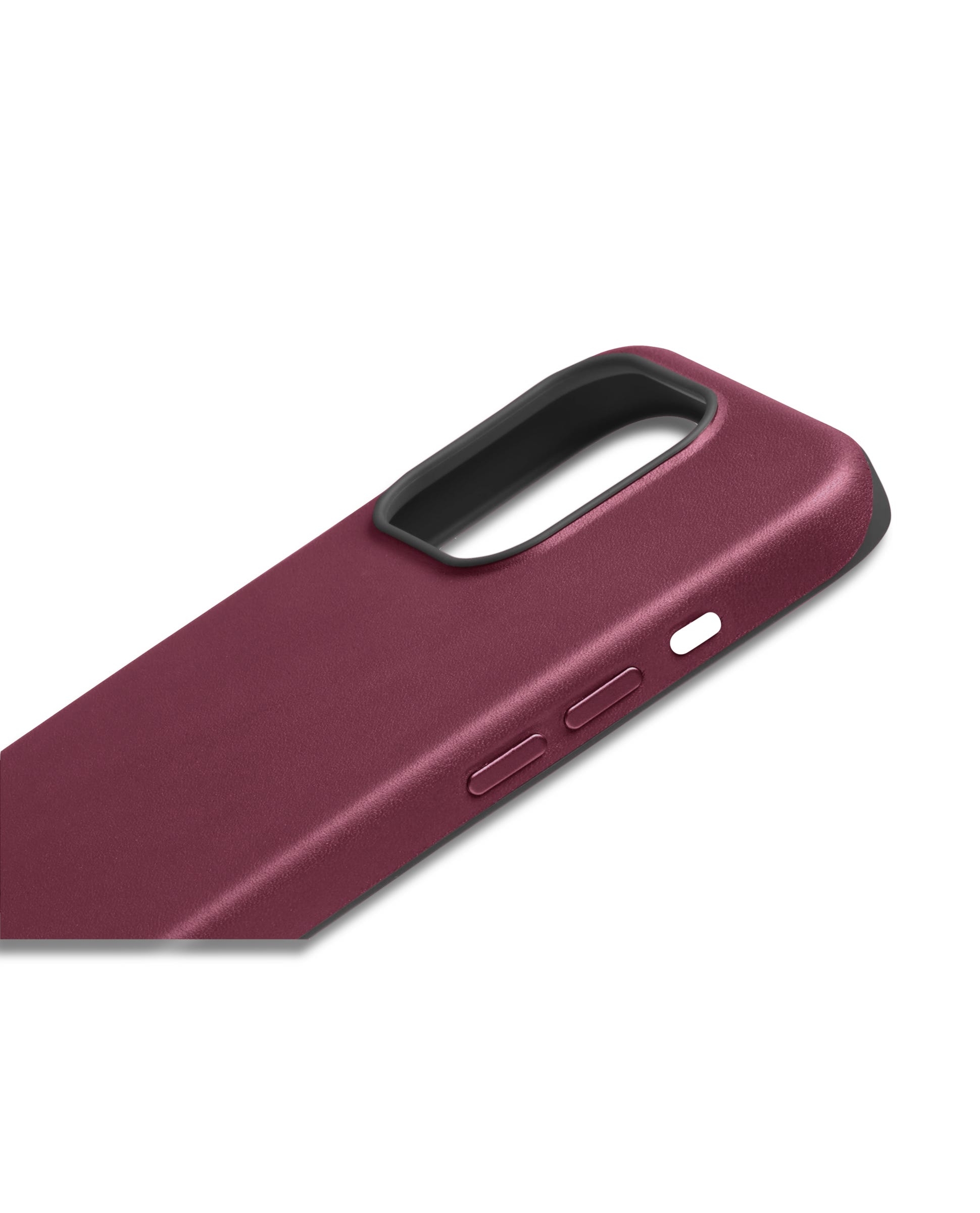 ECCO X Bellroy Phone Case 15 Pro Max レザースマホケース - レッド - Detail-1