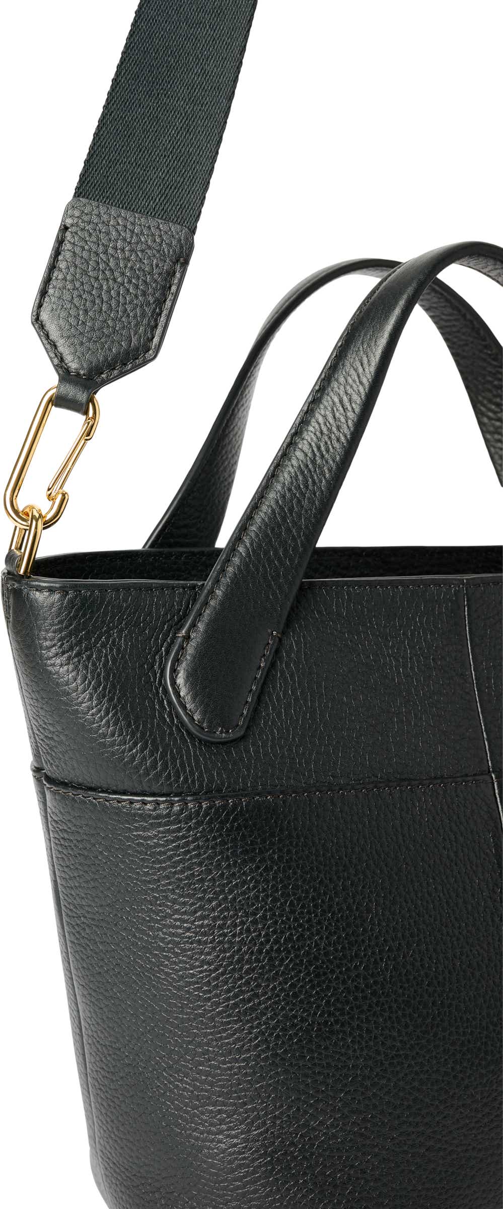 ECCO® Essential leren shopper - Zwart - Detail-1