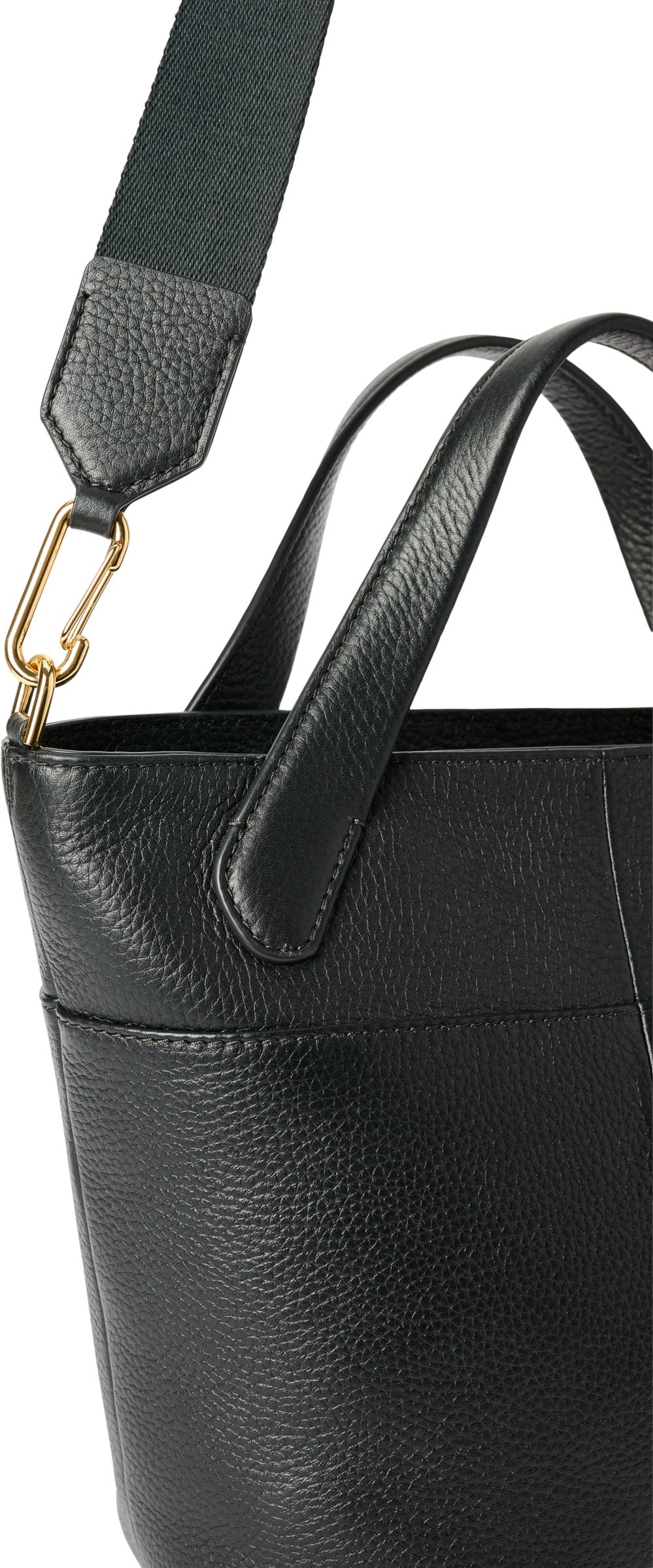 ECCO® Essential leren shopper - Zwart - Detail-1
