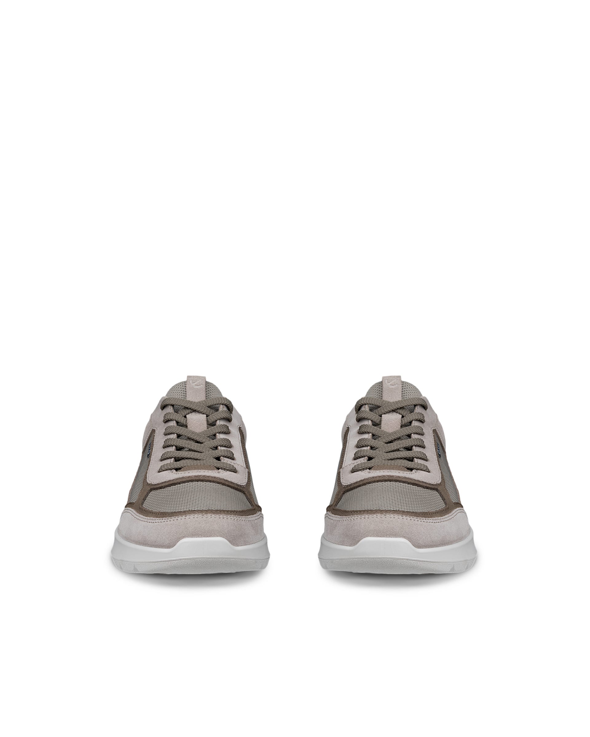 ECCO® CITY STRIDE sneakers i læder til herrer - Grå - Front pair