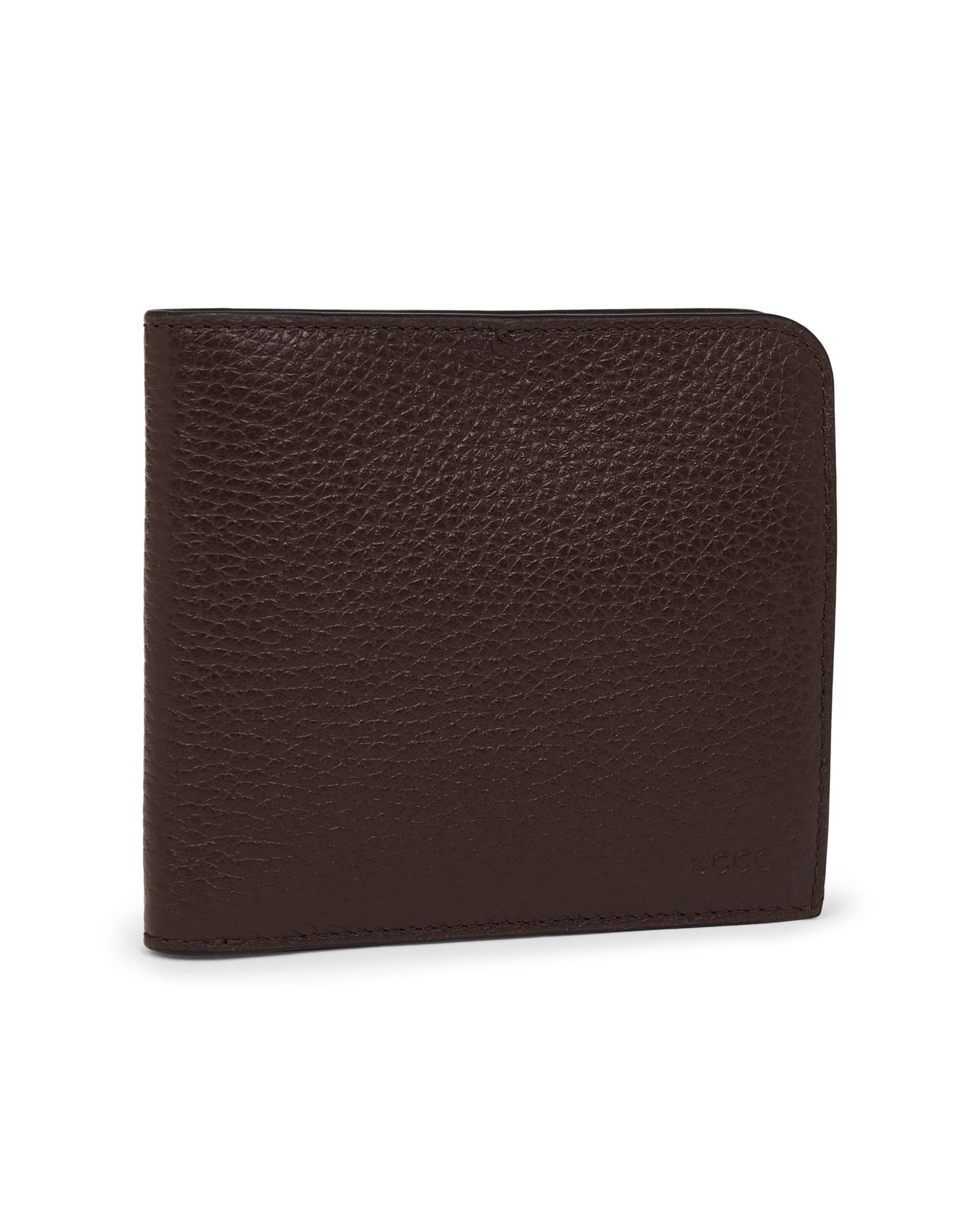 ECCO® Wallet Formal Billfold Small Leather Wallet - Brown - Main
