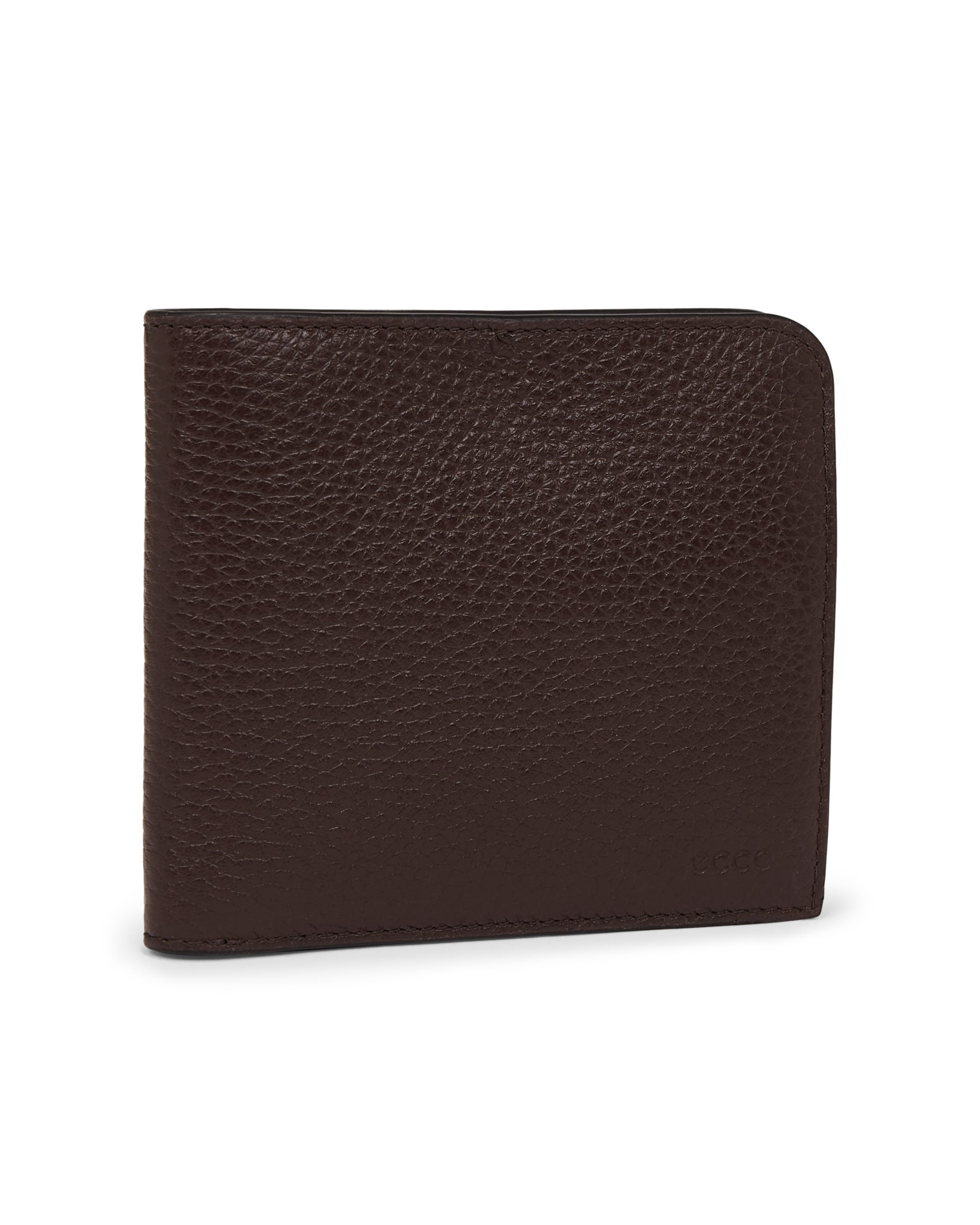ECCO® Wallet Formal Billfold Small Leather Wallet - Brown - Main