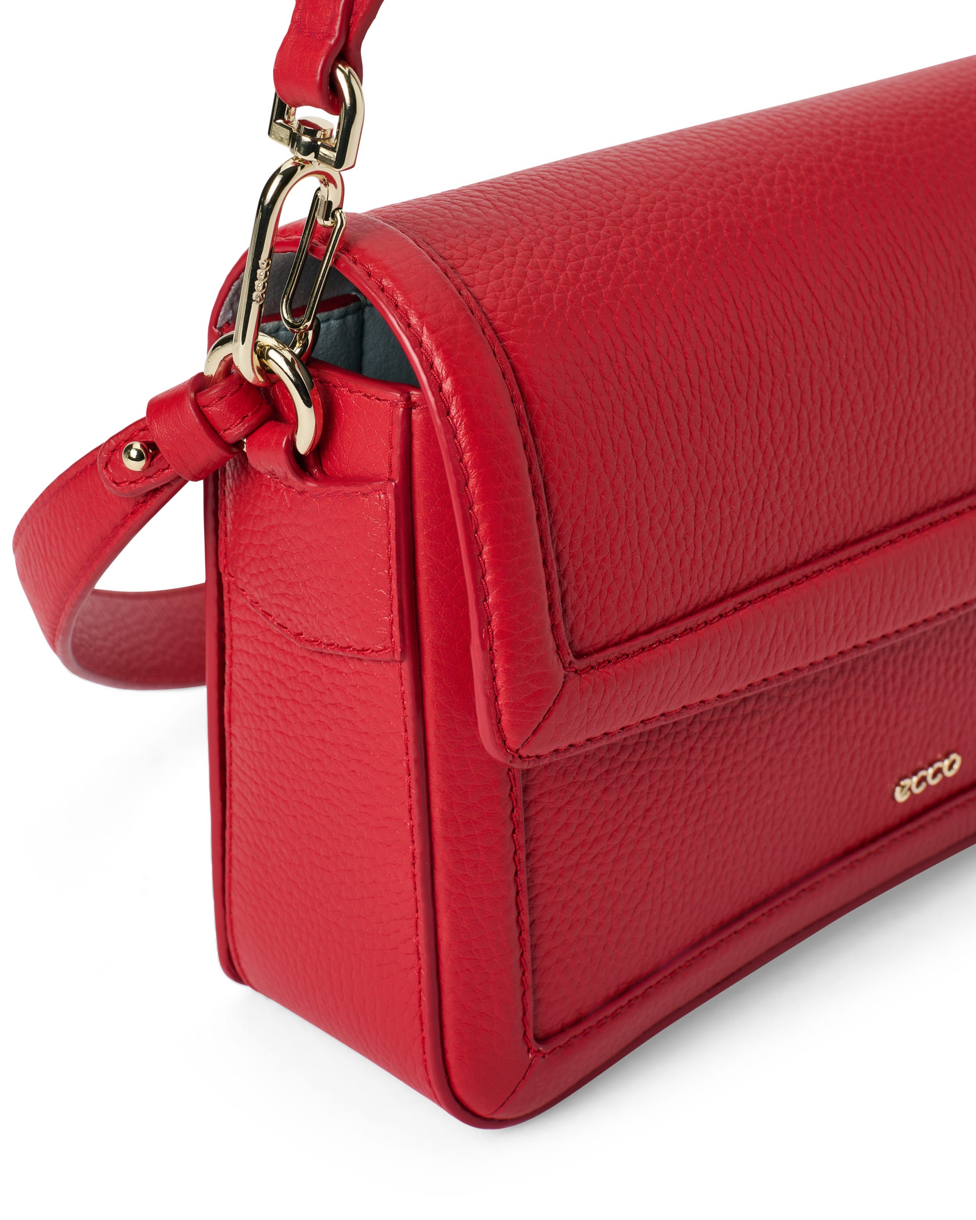 Ženski usnjena torba za čez telo Pinch ECCO® PINCH BAG - Rdeča - Main