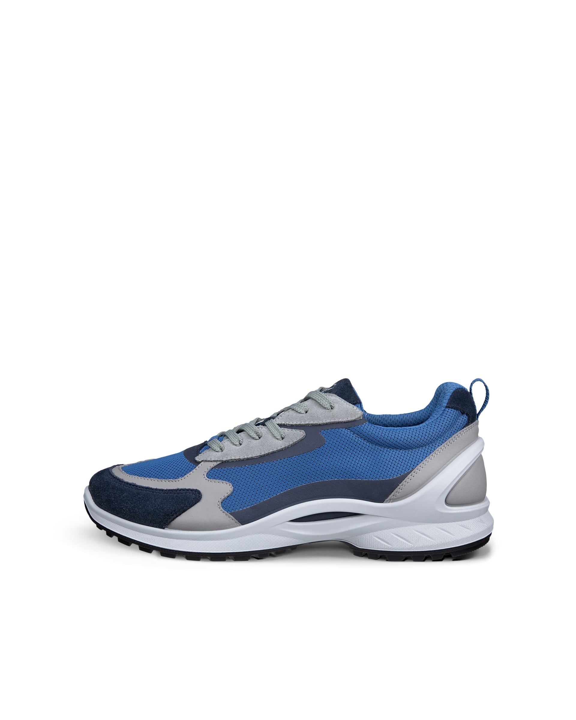 Men's ECCO® BIOM ENERGI Leather & Textile Sneaker - Blue - Outside