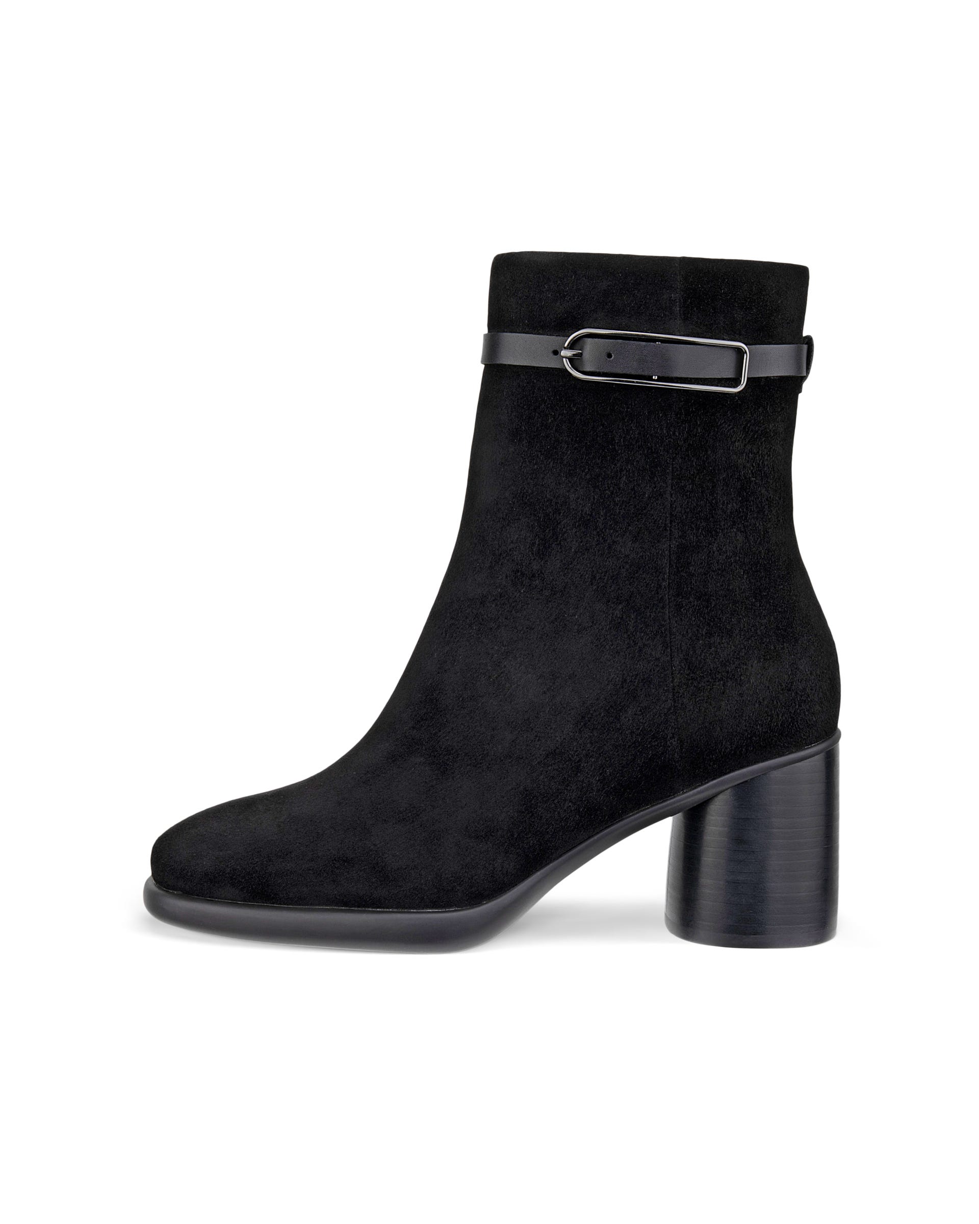 Women's ECCO® SCULPTED LX 55 Suede Ankle Boot - Black - Outside