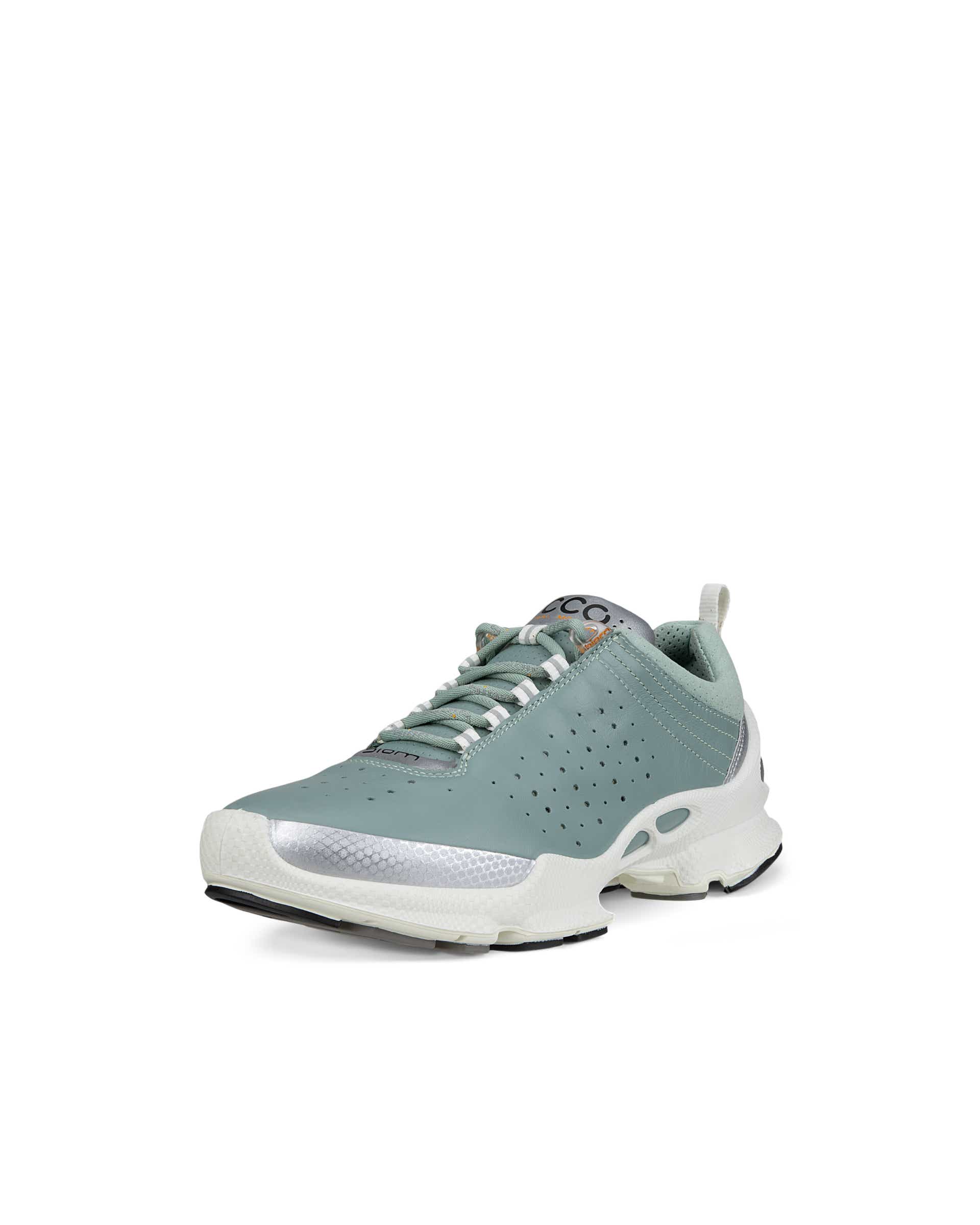 ECCO BIOM C Low ウィメンズ レザースニーカー | グリーン