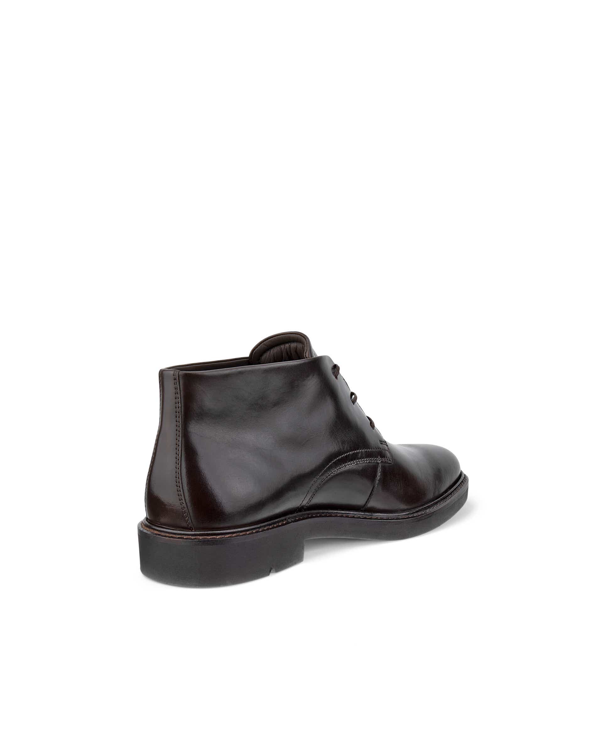Men's ECCO® METROPOLE LONDON Leather Chukka Boot - Brown - Back