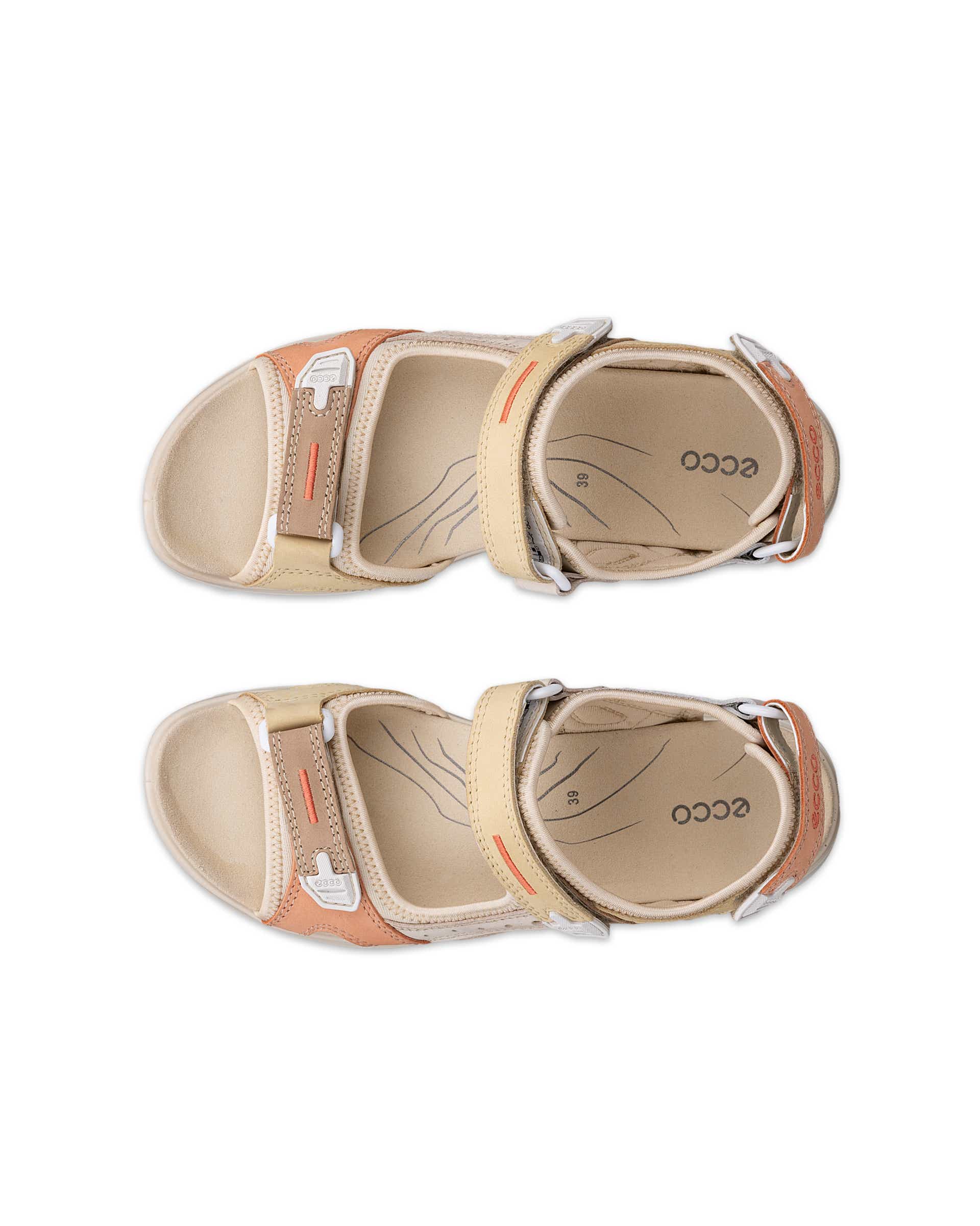 Dámské nubukové outdoorové sandály ECCO® Offroad - Vícebarevná - Top left pair