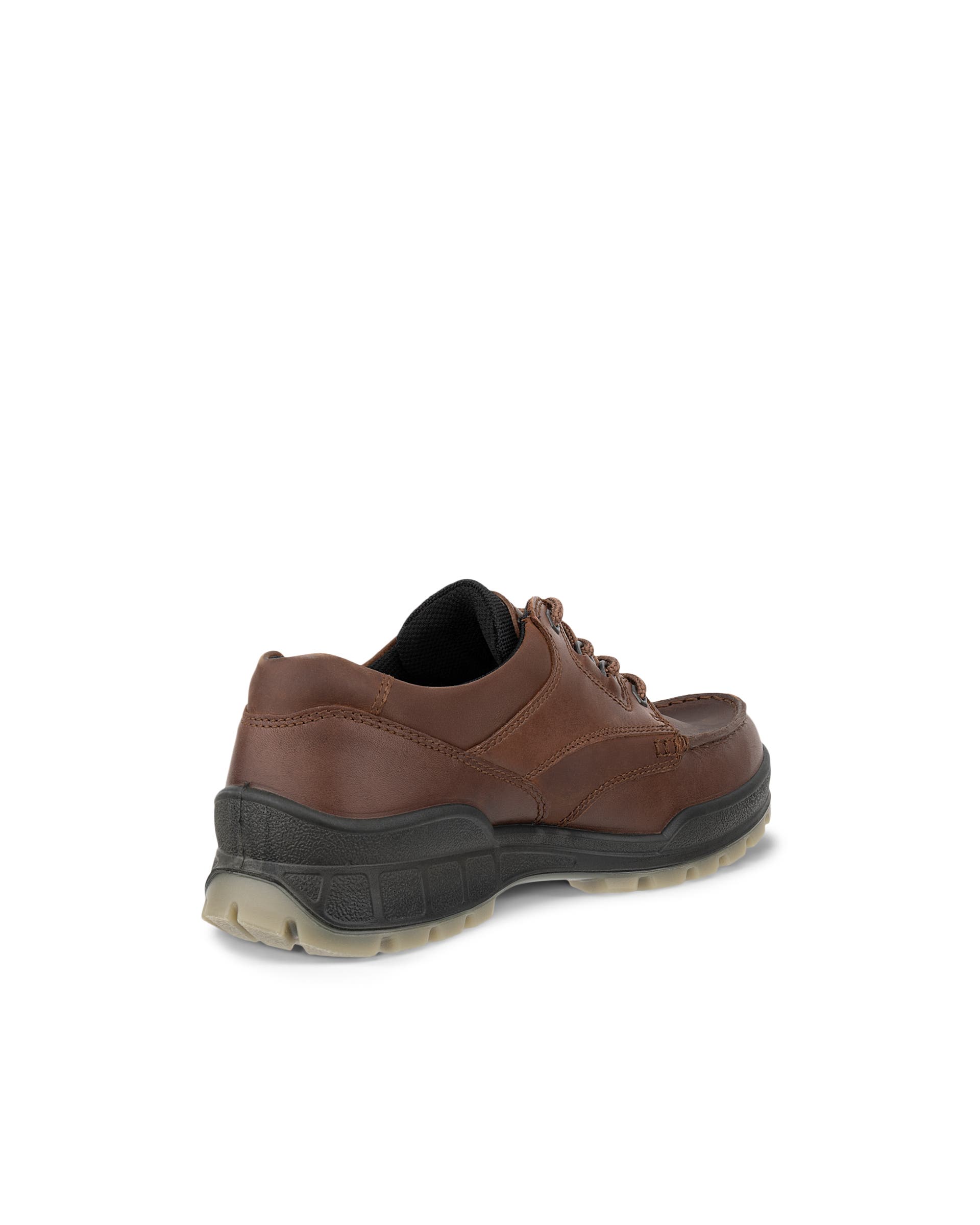 Men's ECCO® Track 25 Leather Gore-Tex Moc-Toe Shoe - Brown - Back