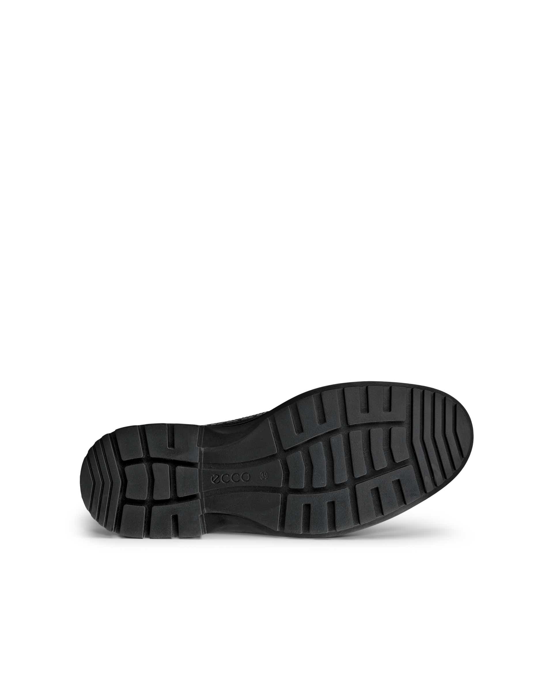 Women's ECCO® Metropole Oslo Leather Derby Shoe - Black - Sole