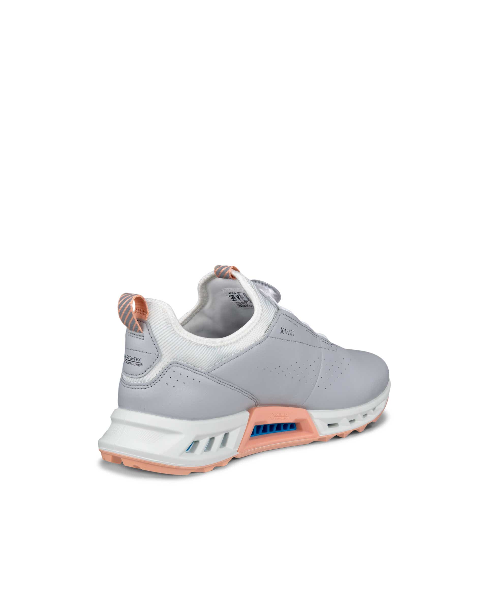 ECCO Golf BIOM C4 Hybrid ウィメンズ レザーGore-Texゴルフシューズ - グレー - Back