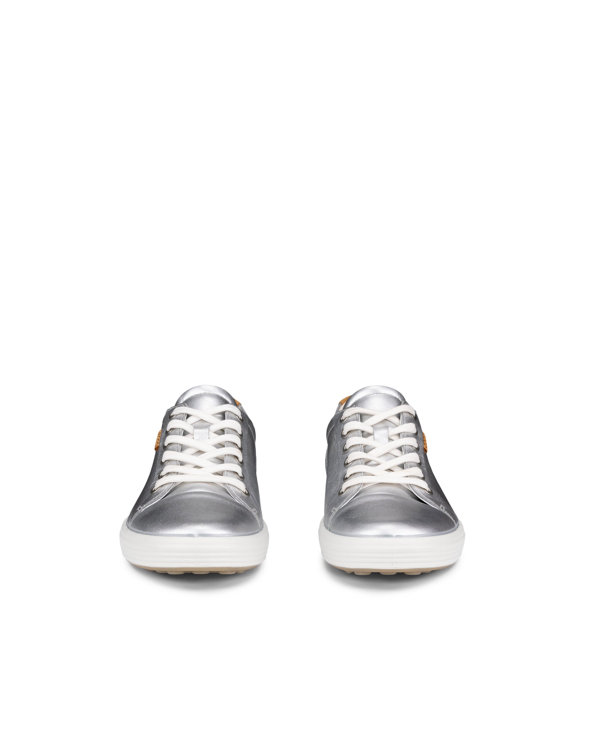 Dámske kožené tenisky ECCO® Soft 7 - Metalická - Front pair