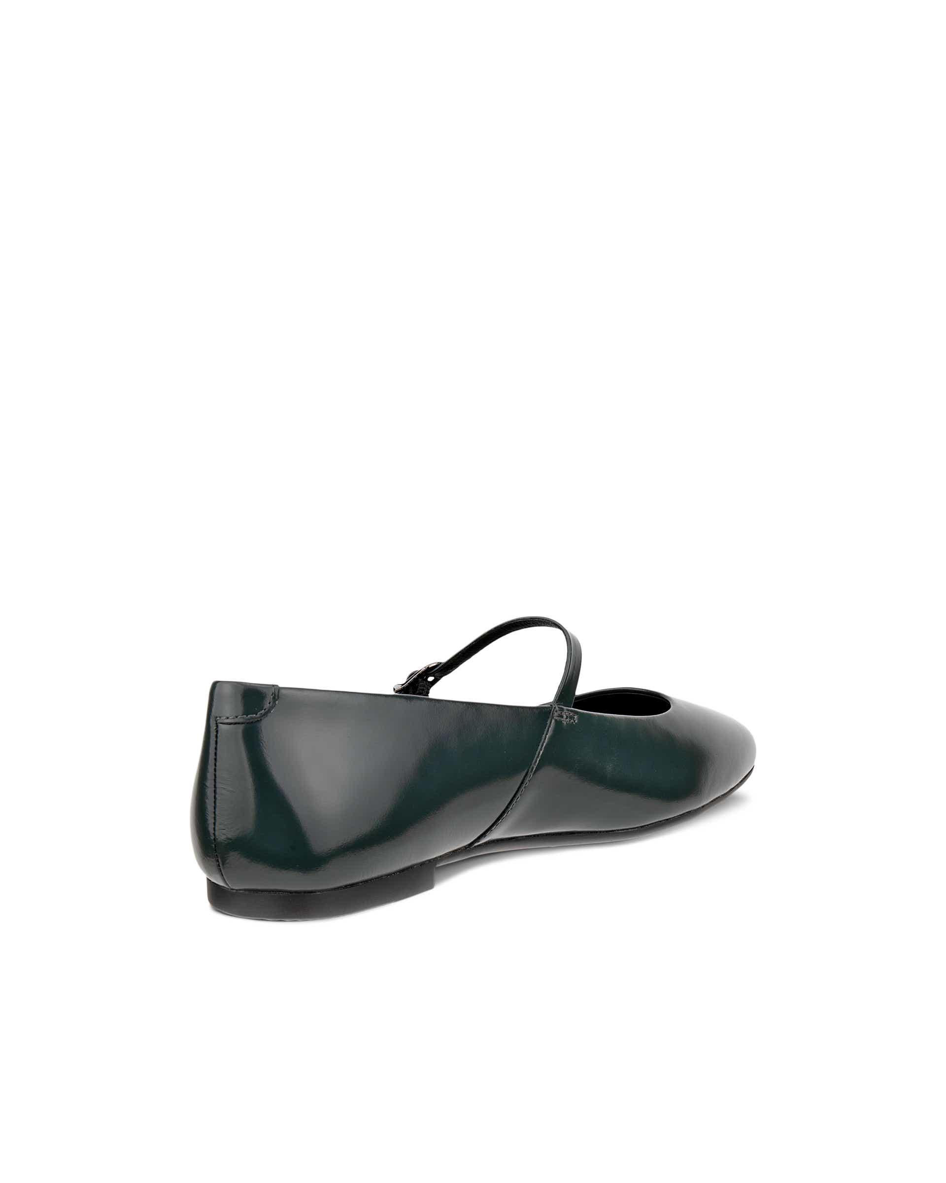 ECCO® MARGOT dames leren ballerina - Groen - Back