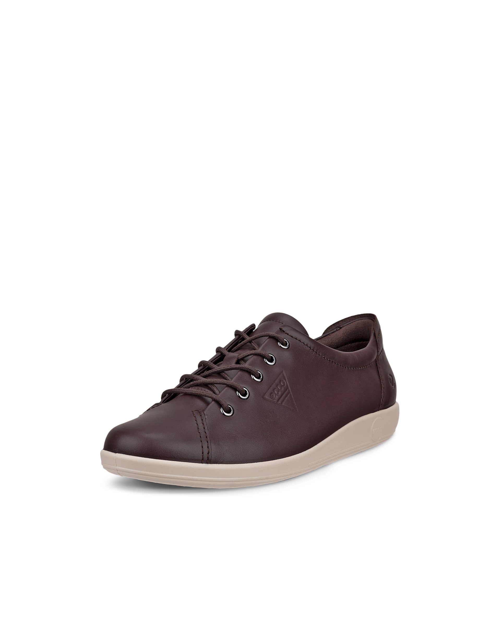 ECCO® SOFT 2.0 Damen Ledersneaker - Braun - Main