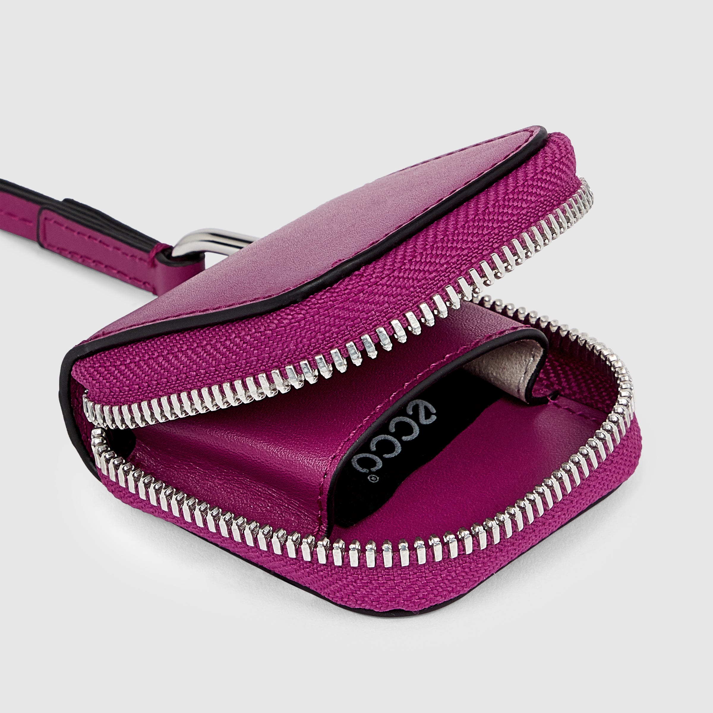 ECCO® Journey Leather Airpod Case - Purple - Inside