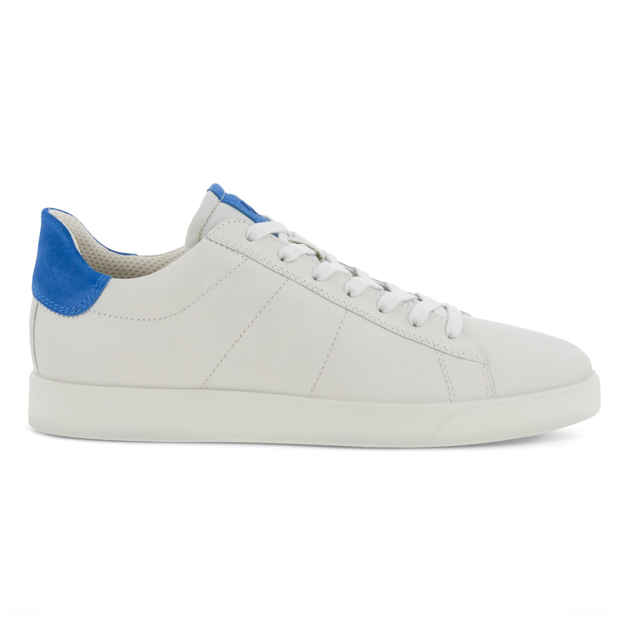 Men's ECCO® Street Lite Leather Sneaker - White - Outside