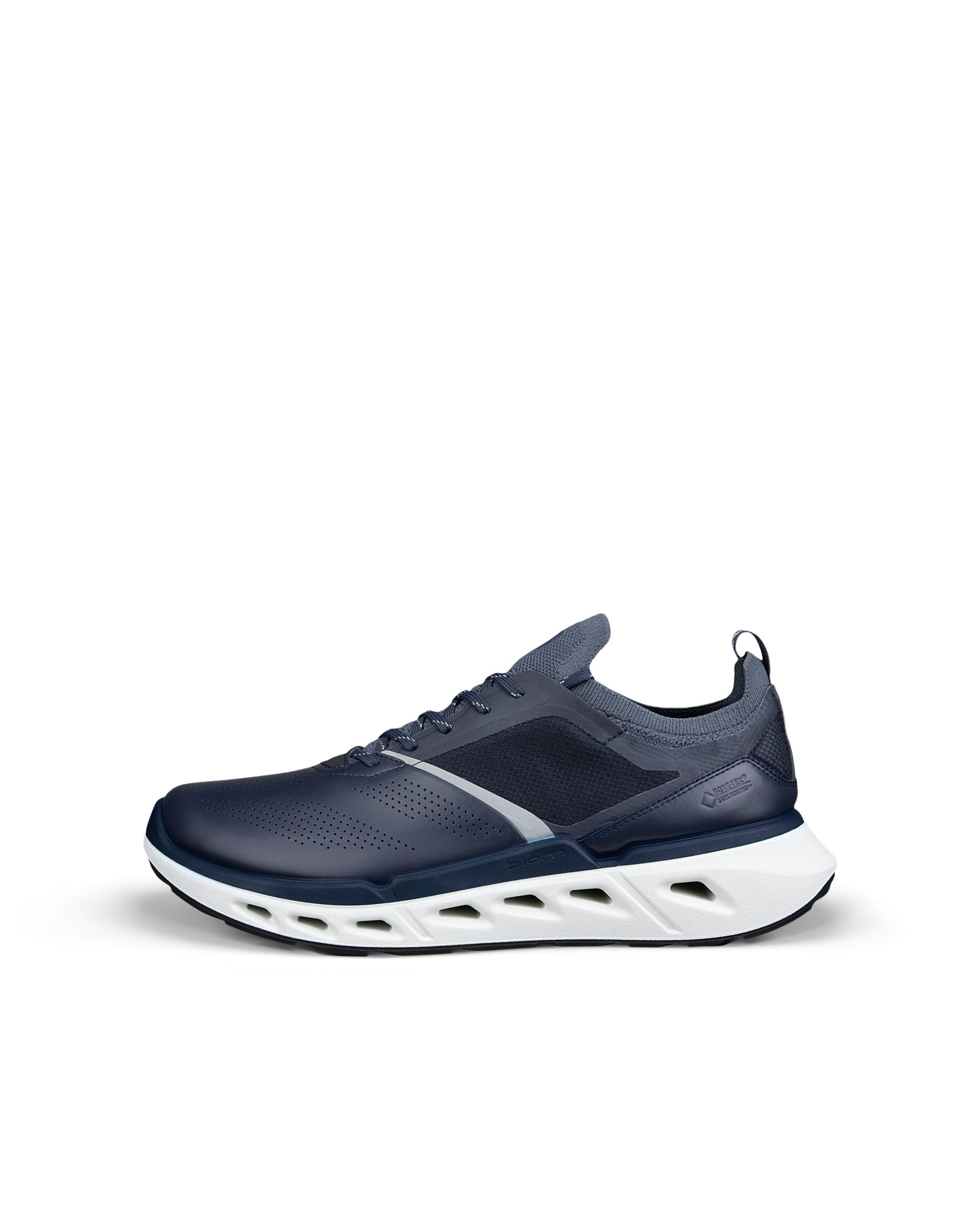 ECCO BIOM 720 MEN メンズ レザーGore-Texスニーカー | ブルー