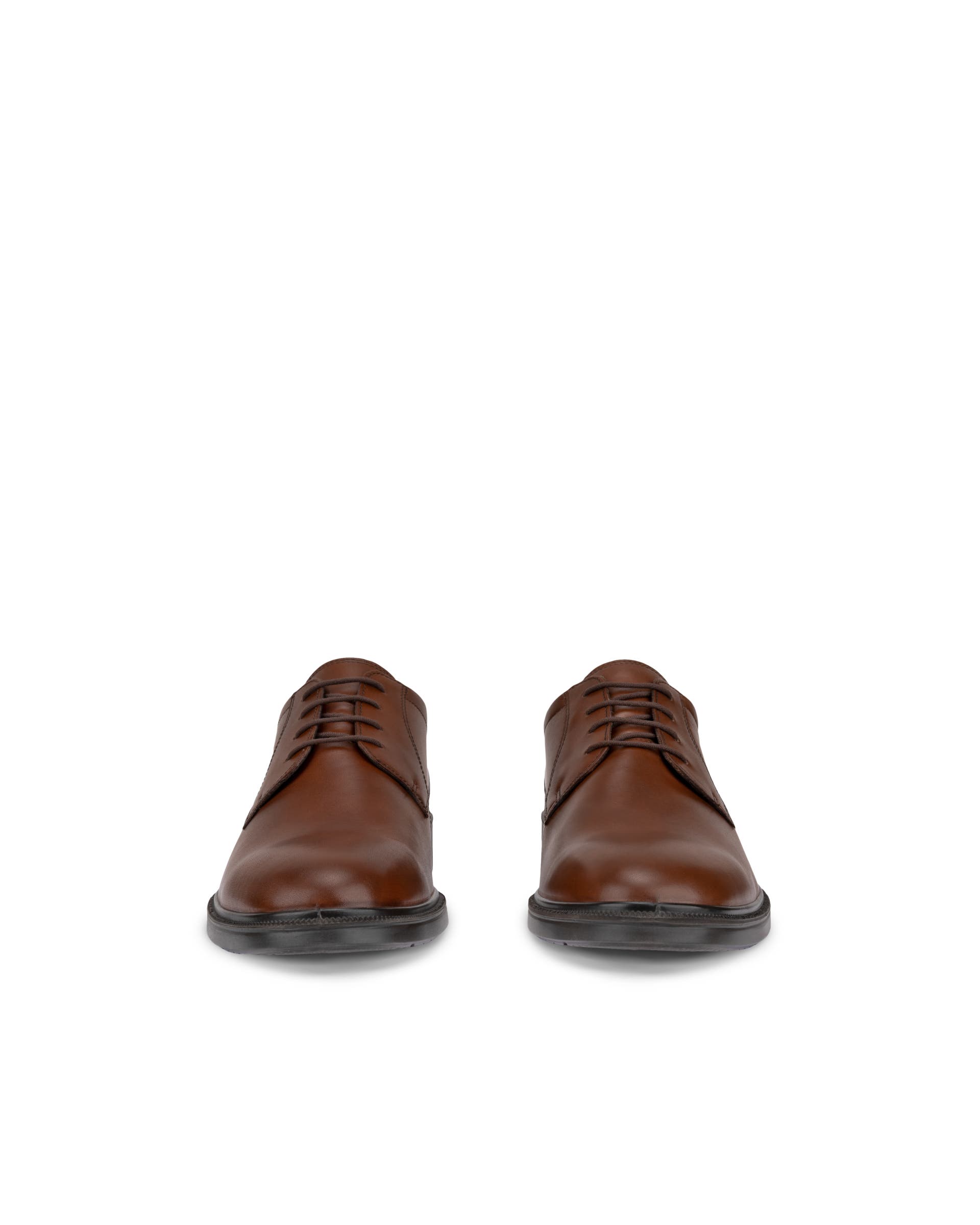 ECCO Men Maitland Derby Shoes - Brown - Front pair