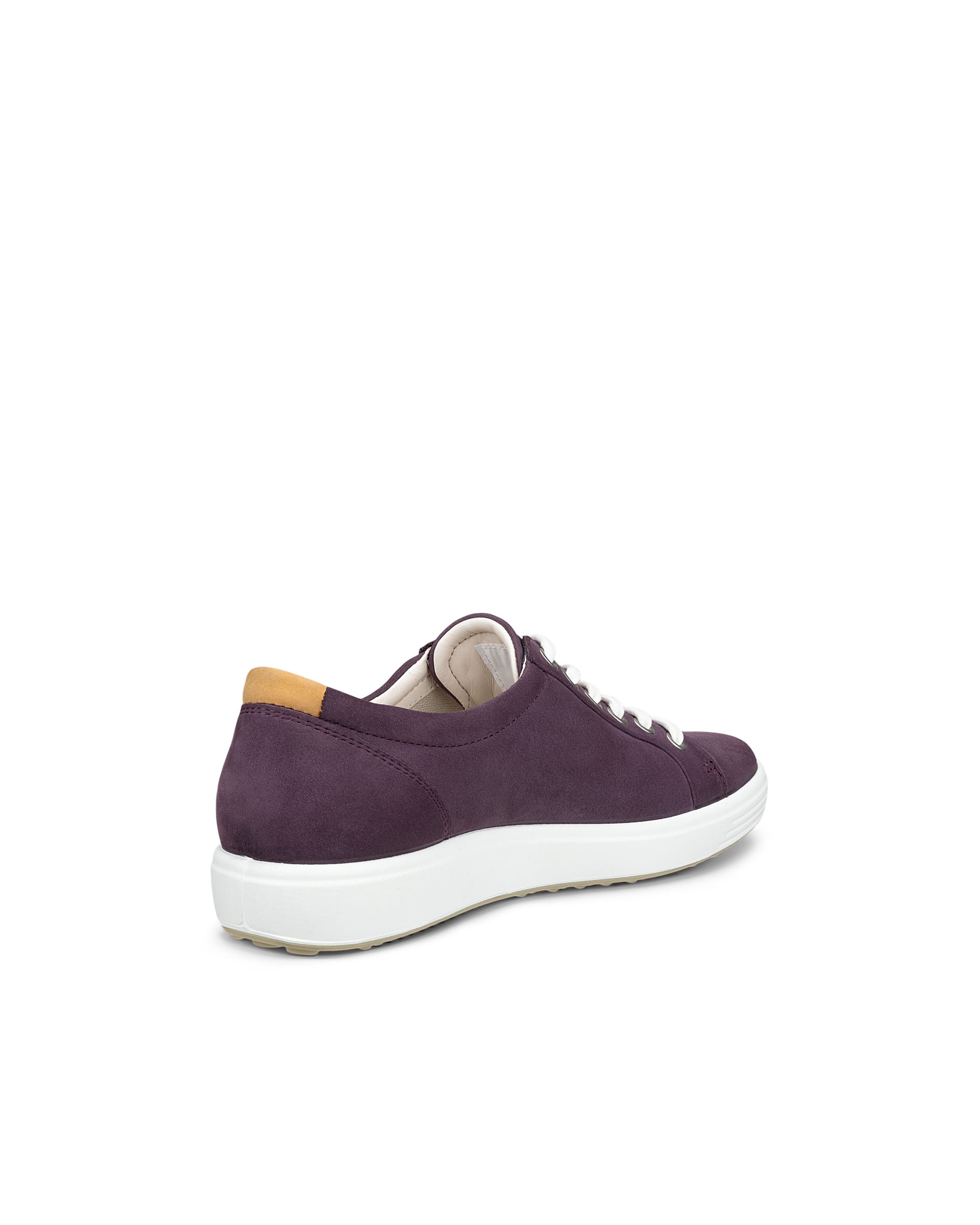 ECCO® SOFT 7 Damen Sneaker aus Nubukleder - Lila - Back