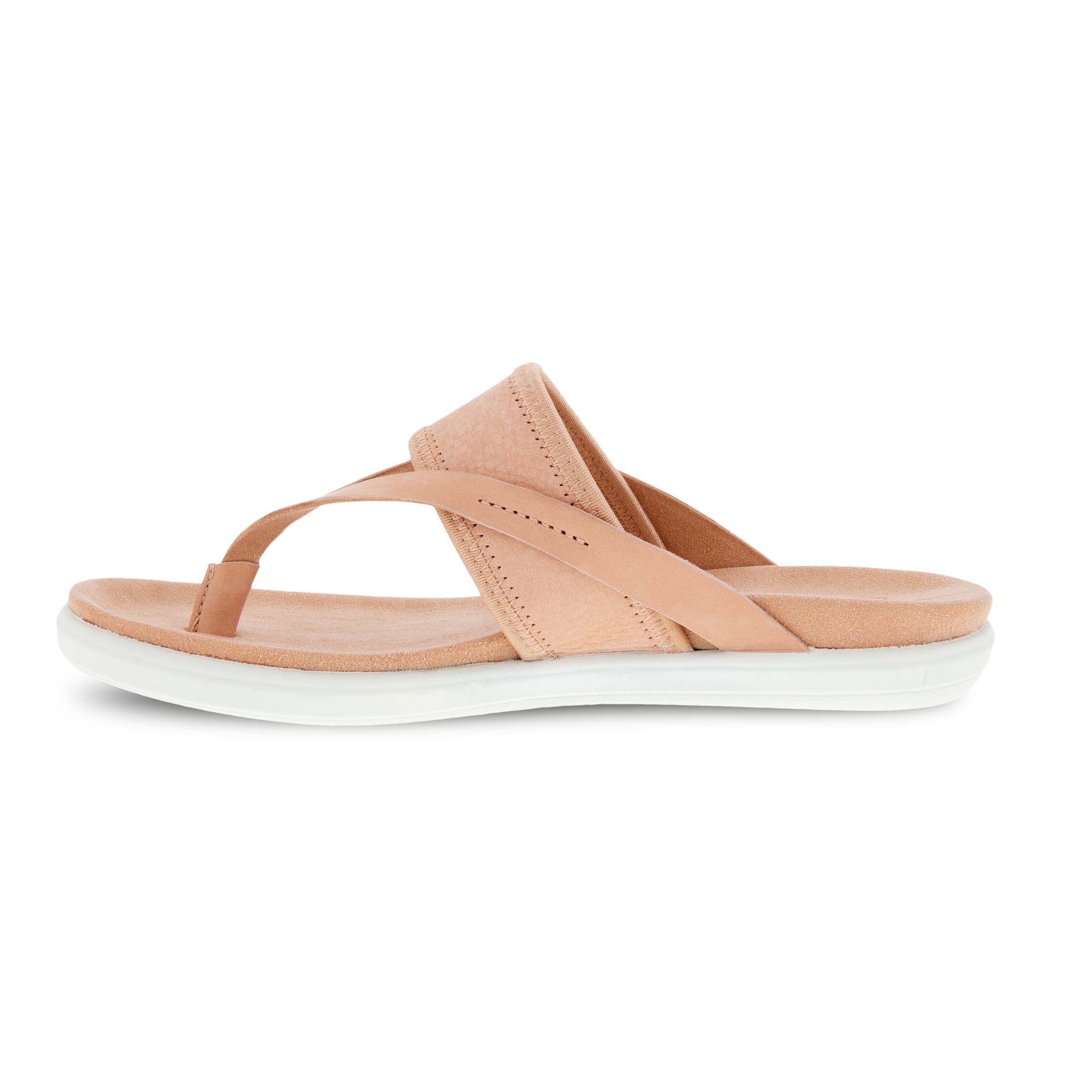 ECCO Simpil Women's Thong Sandal - Brown - Inside