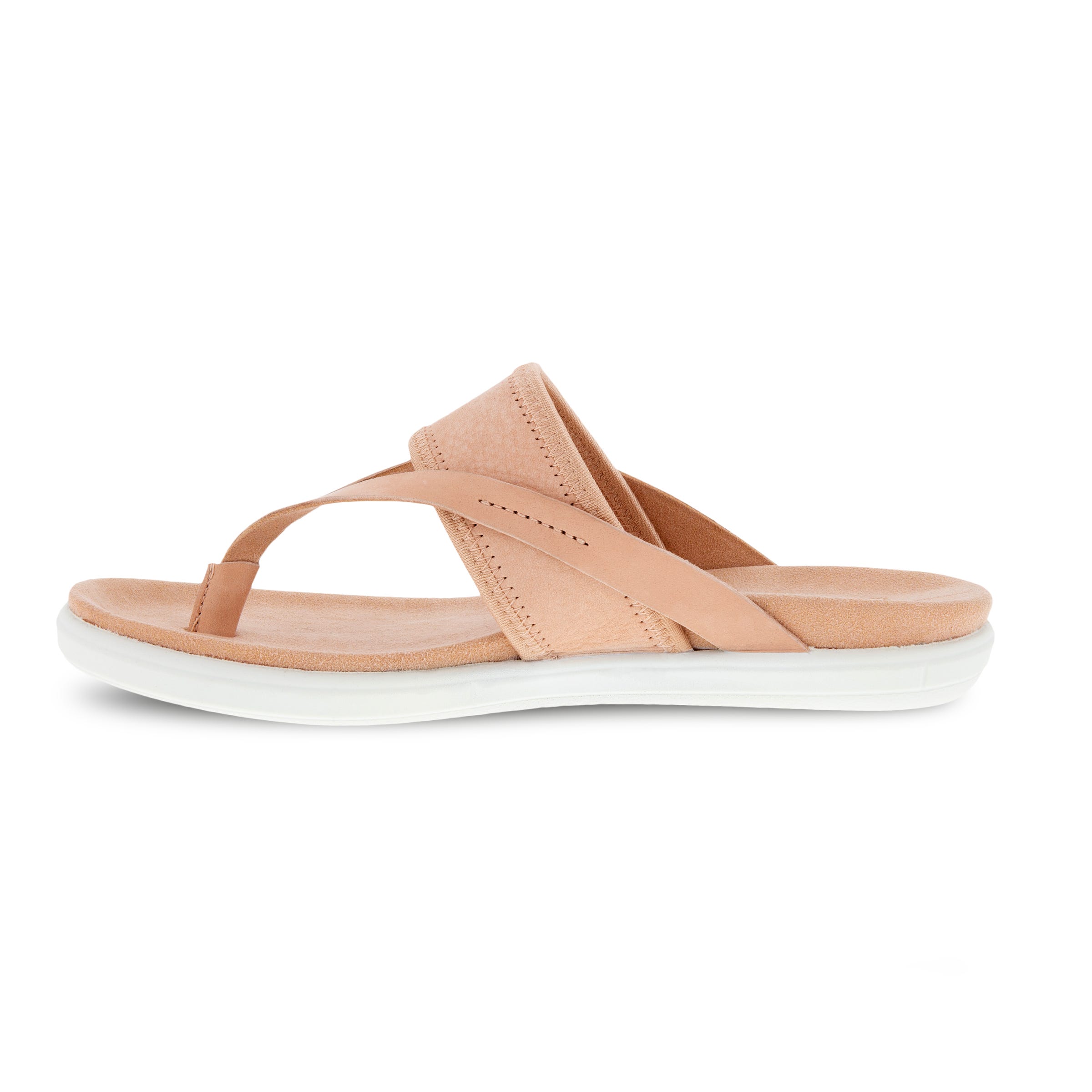 ECCO Simpil Women's Thong Sandal - Brown - Inside