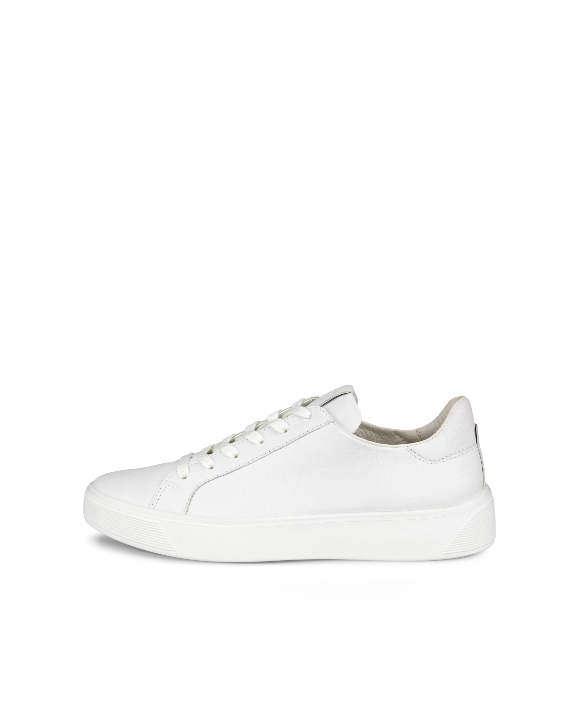 ECCO® Street Tray baskets en cuir pour femme - Blanc - Outside