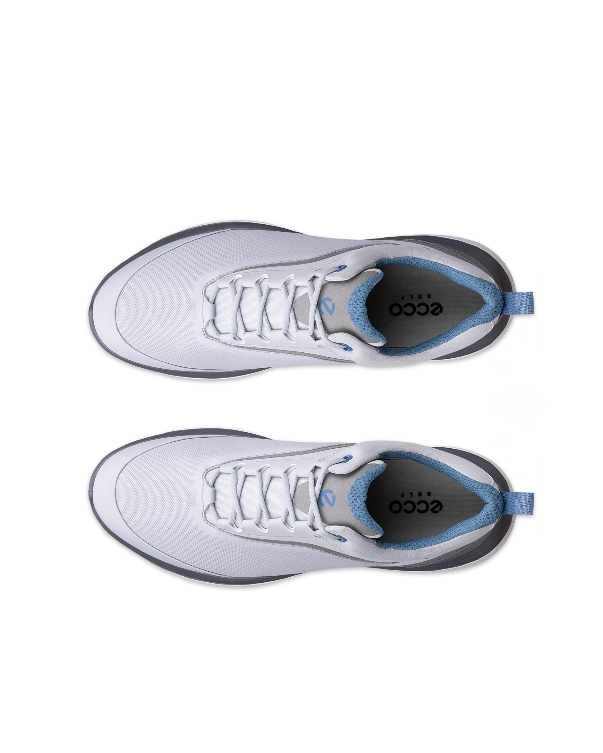 Men's ECCO® Golf LT1 Leather Waterproof Golf Shoe - Gray - Outside