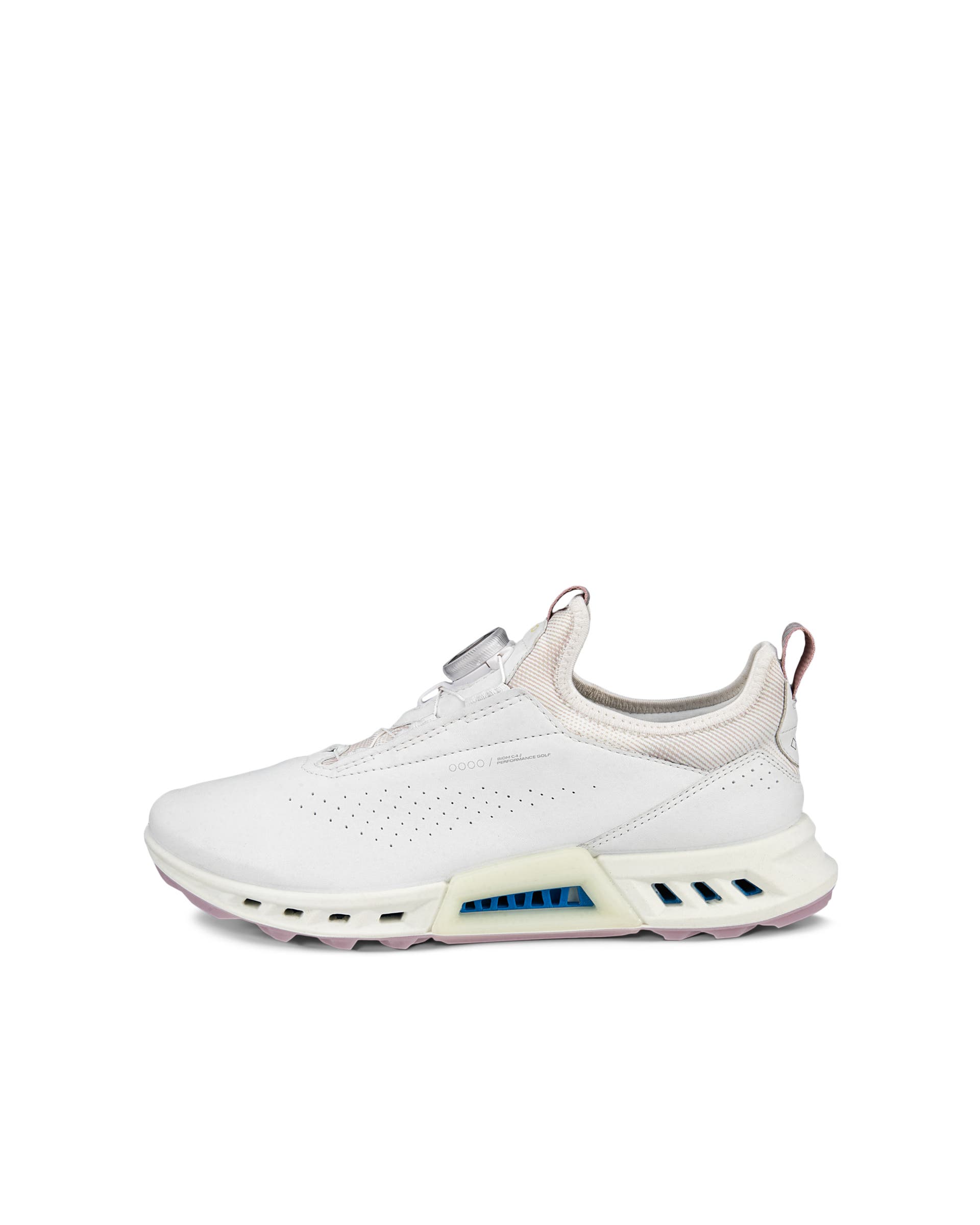 ECCO ゴルフシューズ 防水 ホワイト ECCO Golf BIOM C4 Hybrid ウィメンズ レザーGore-Texゴルフ