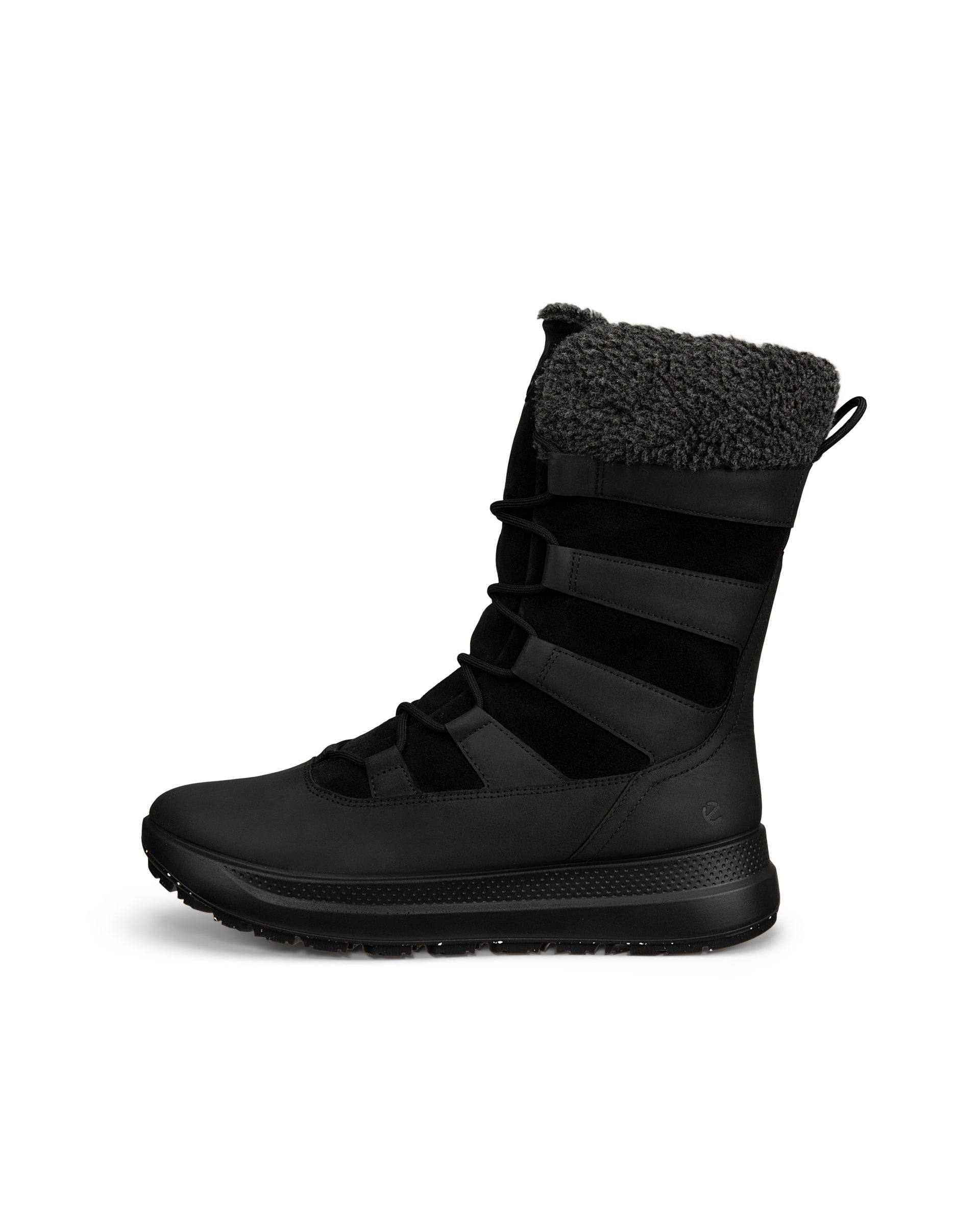 ECCO® Solice bottes d'hiver imperméable en nubuck pour femme - Noir - Outside