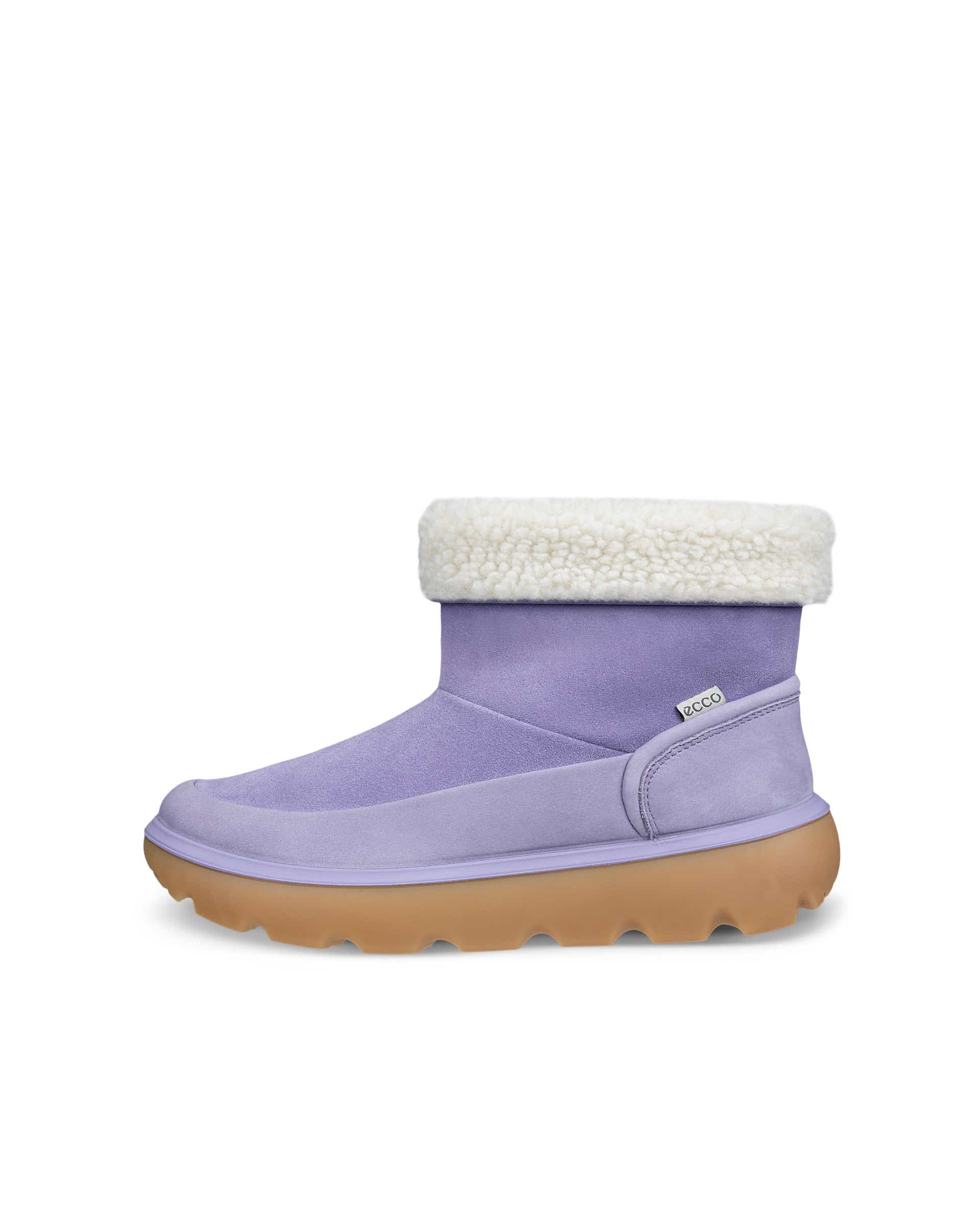 ECCO GLACIA ウィメンズ レザーブーツ - パープル - Outside