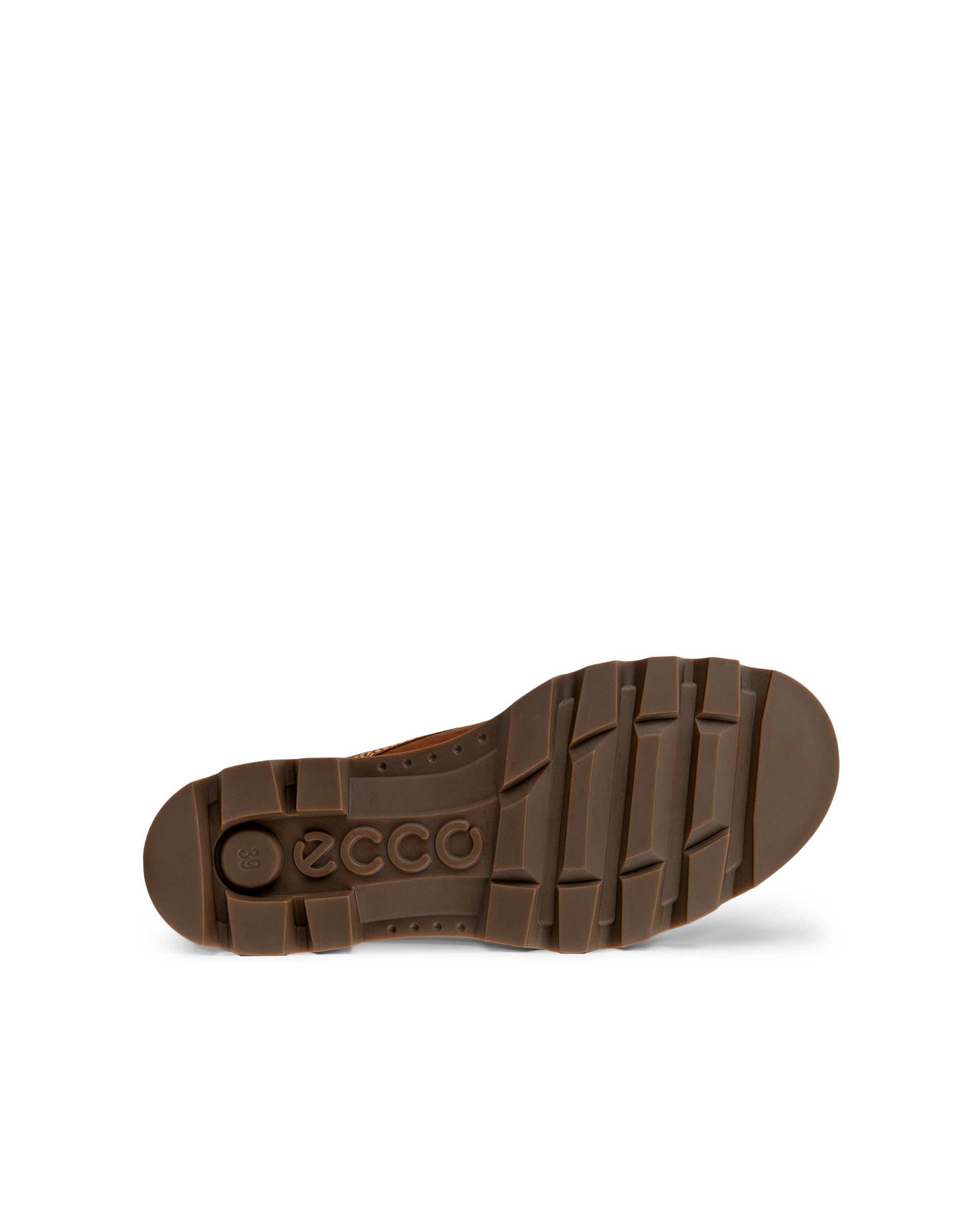 ECCO® Grainer női vízálló fűzős nubukbőr bakancs - Barna - Sole