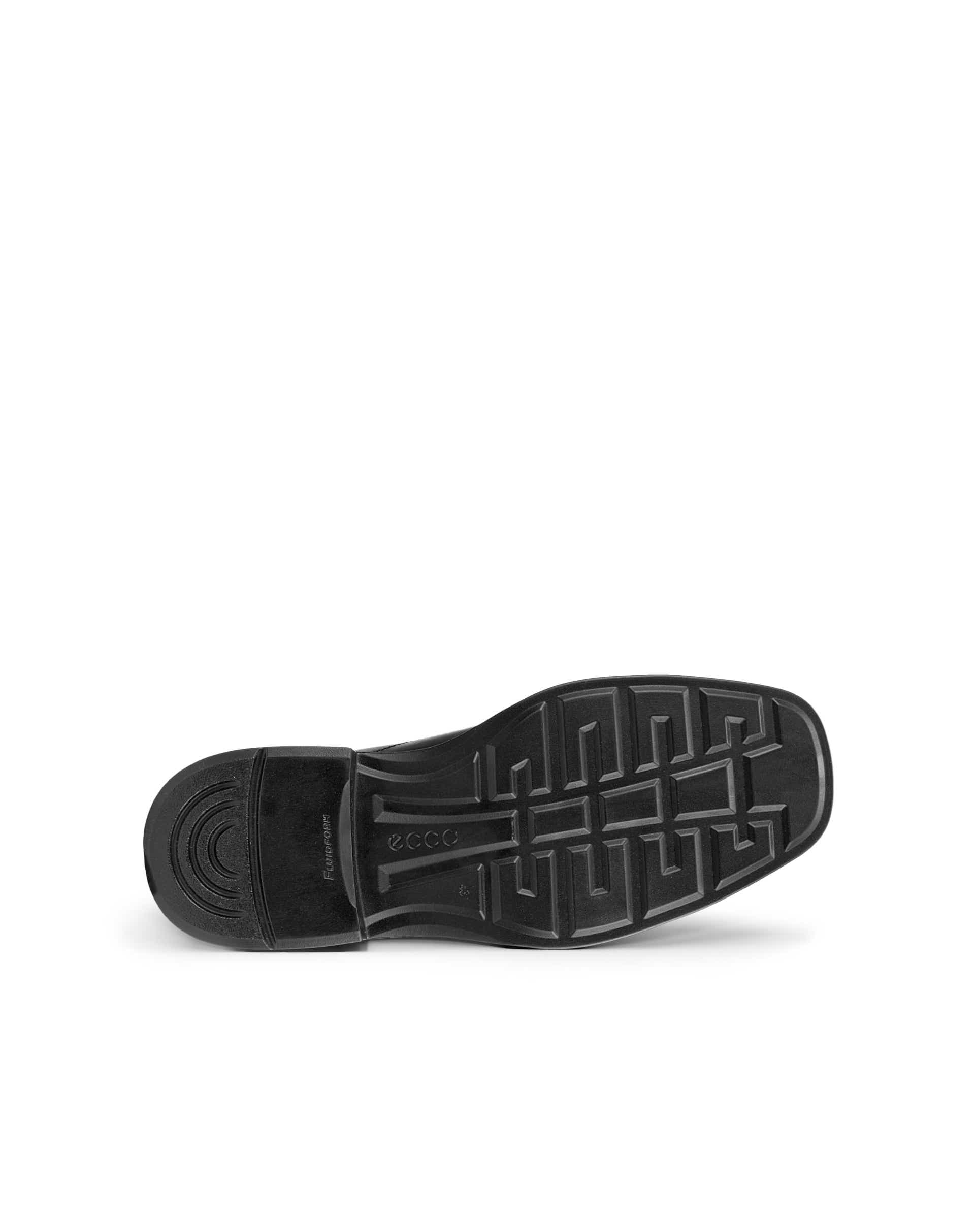 ECCO® Helsinki 2 chaussures habillée sans lacet en cuir pour homme - Noir - Sole